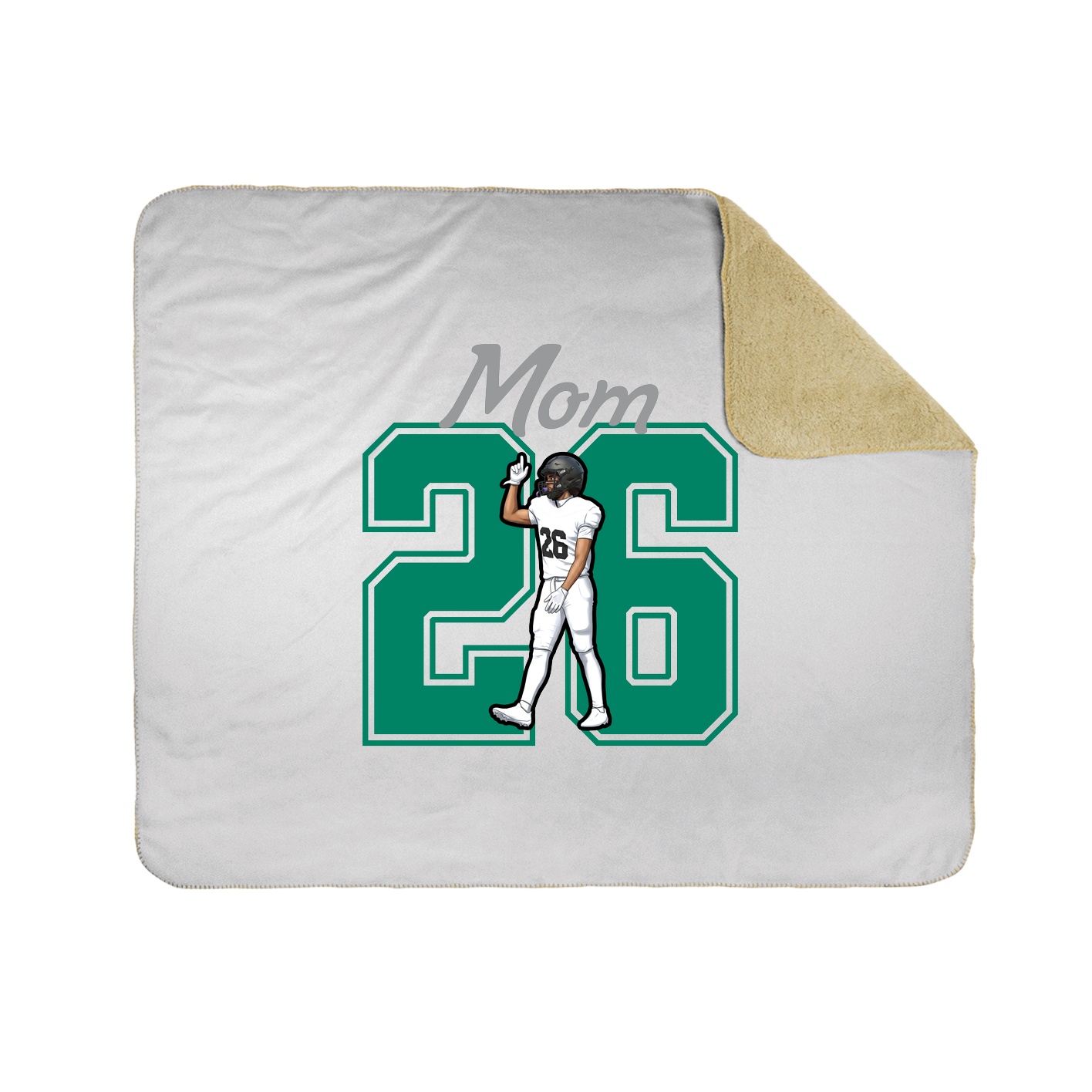 Throw Blanket — Mothers Day Shirsey in White