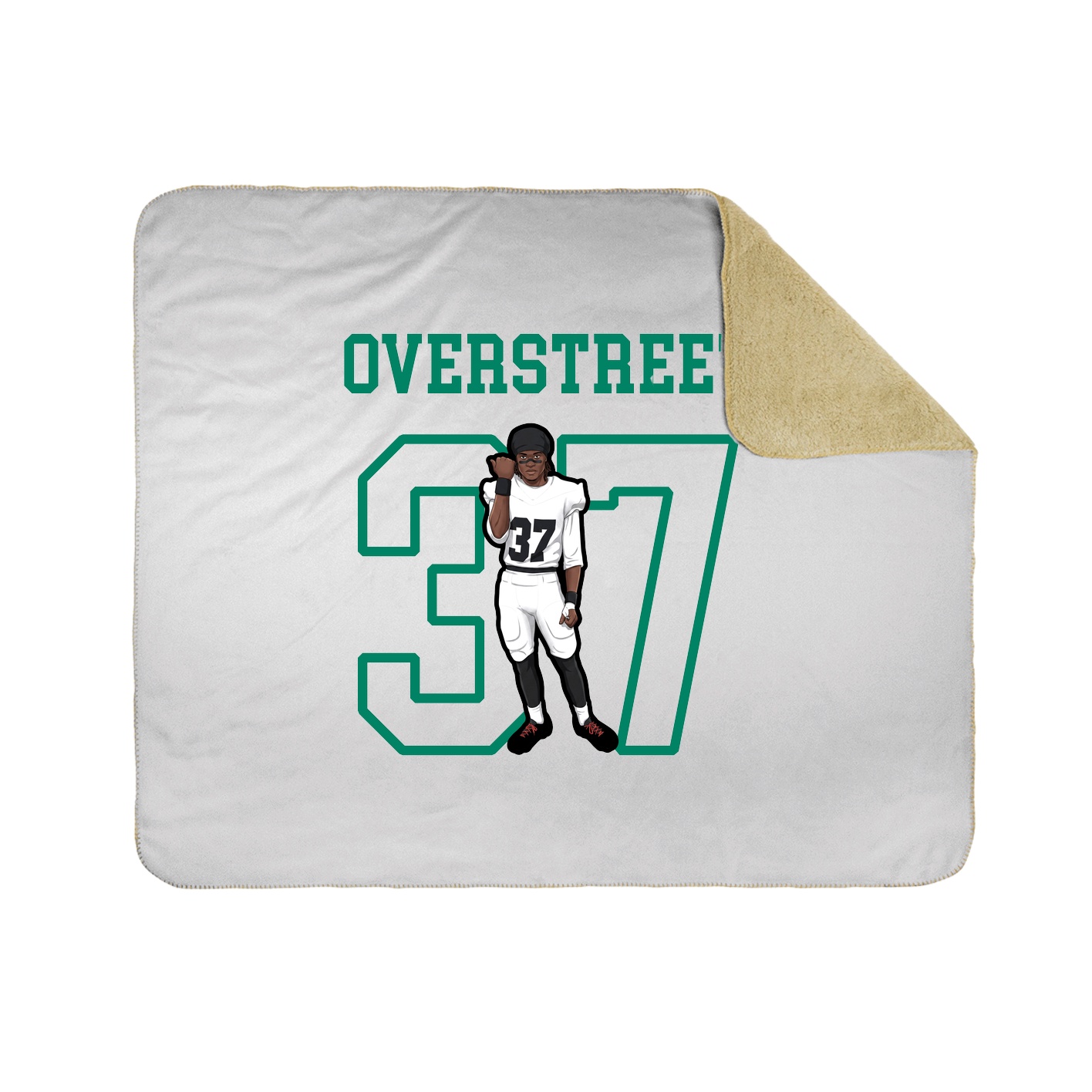 50x60 Sherpa Lined Throw Blanket