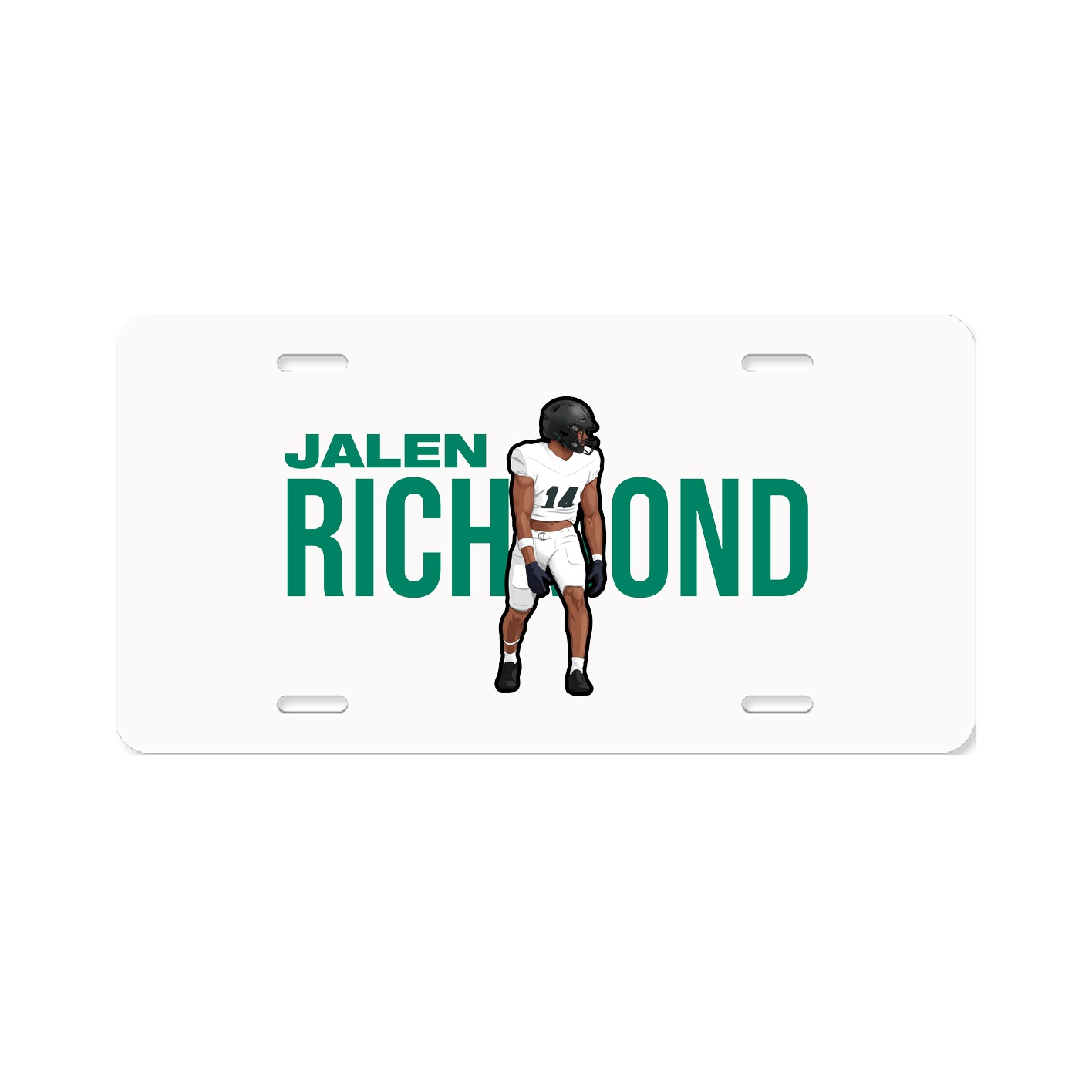 License Plate — Player Name in Classic