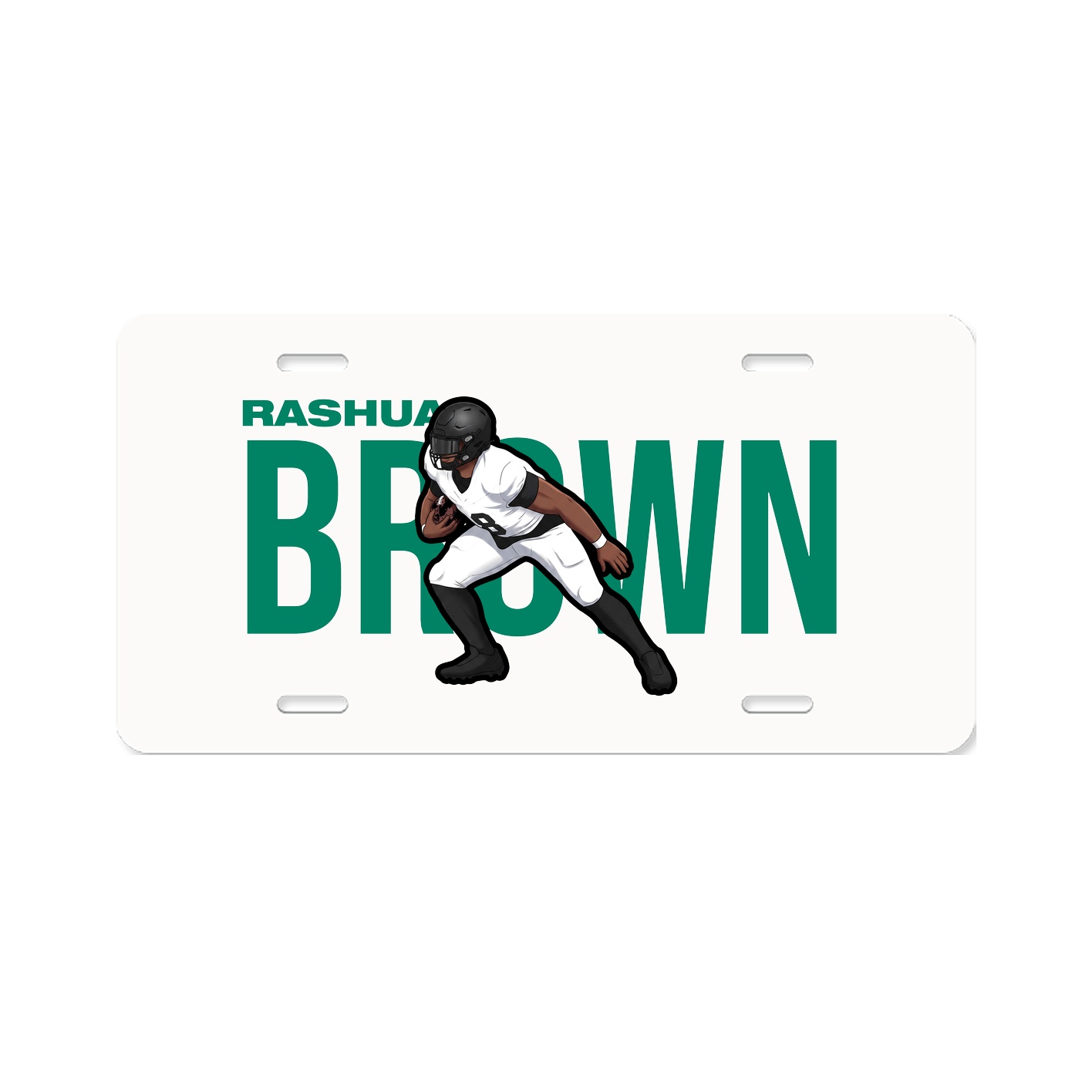 License Plate — Player Name in Classic