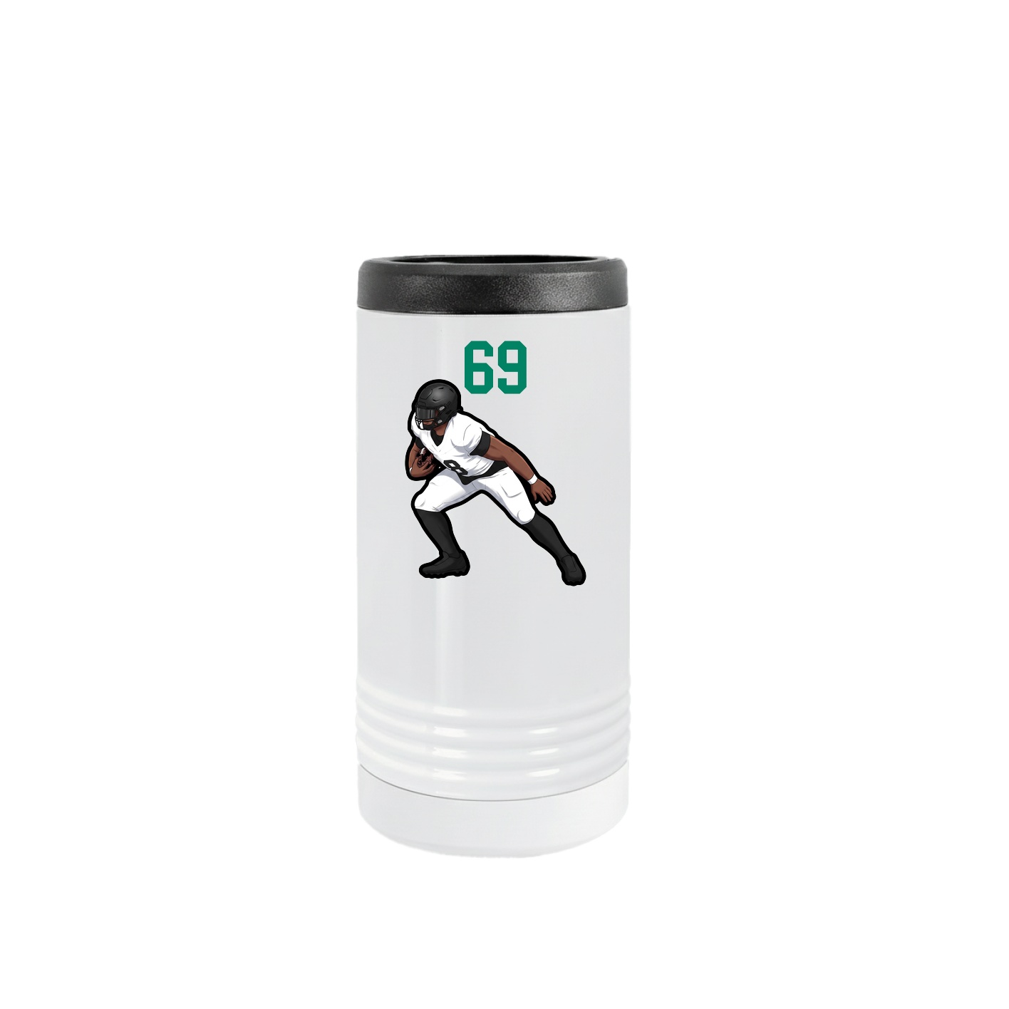 Slim Beverage Holder — Number Top in White