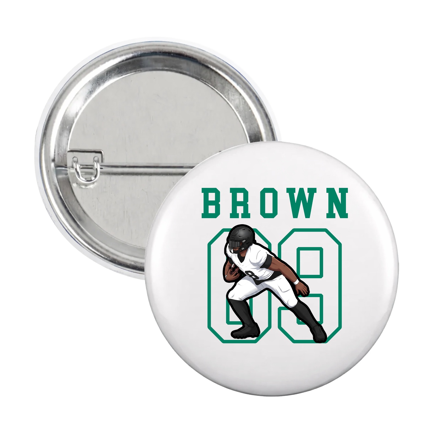 Game Day Button — Shirsey in White