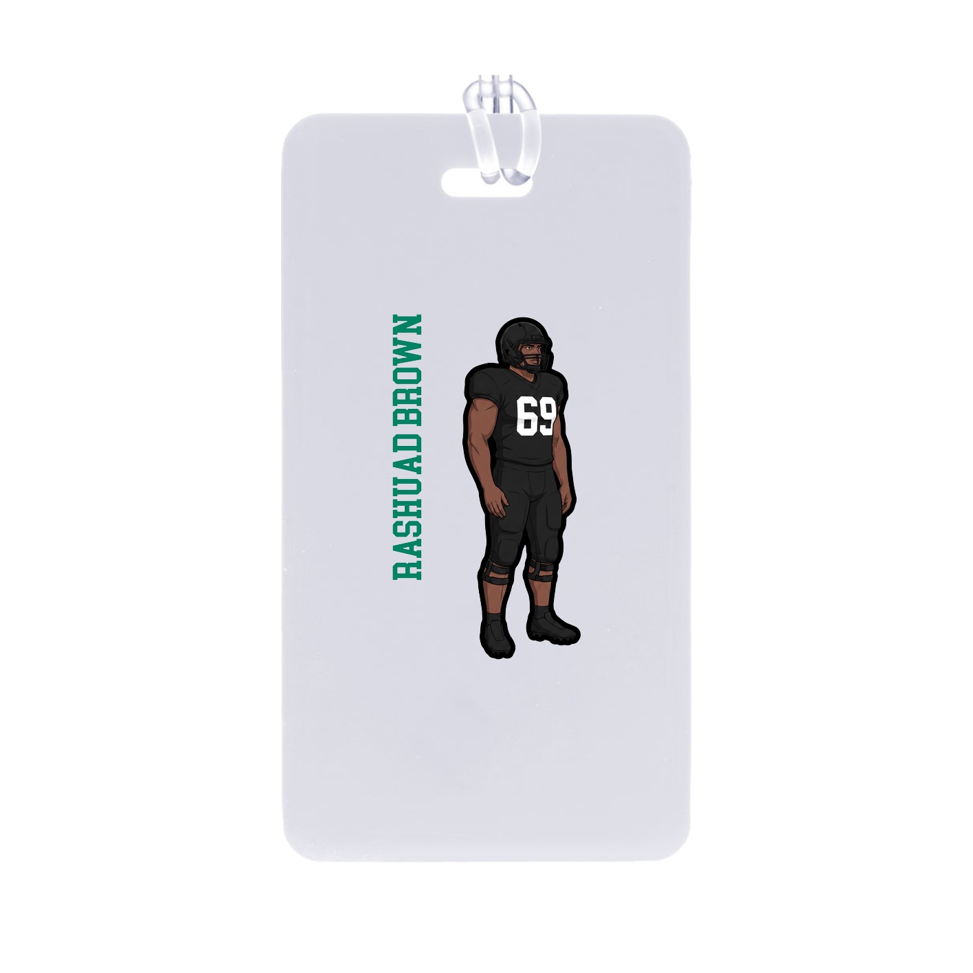 Bag Tag — Name Vertical in Classic