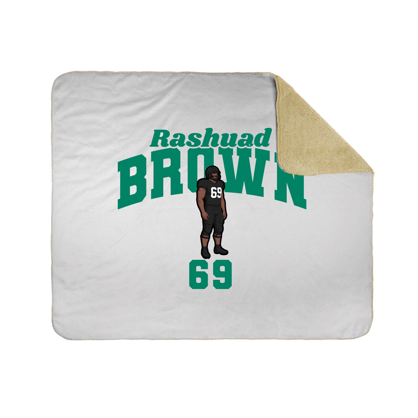 Throw Blanket — Signature Arch in White