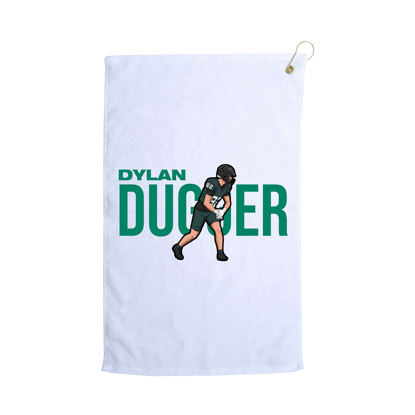 Golf Towel — Player Name in White