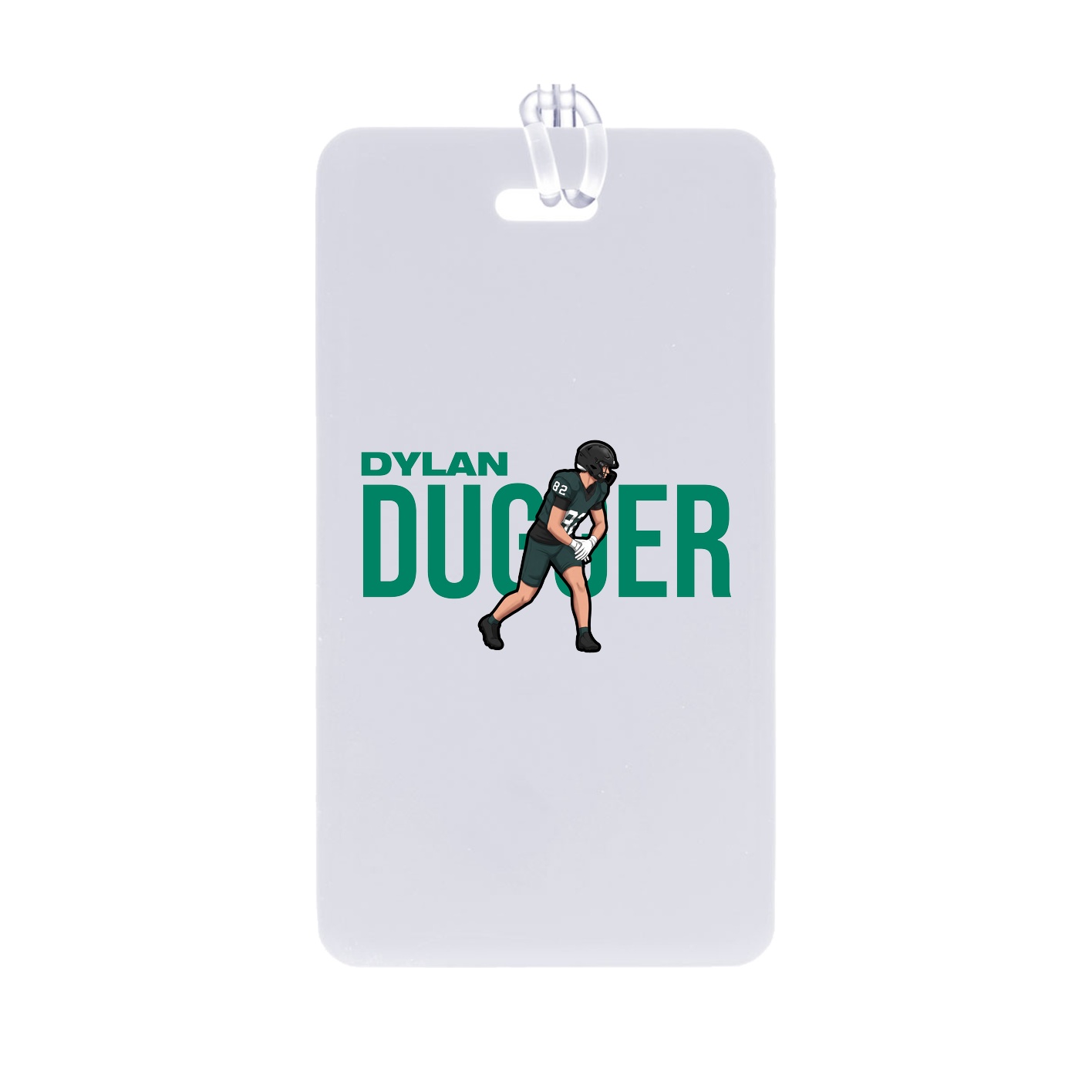 Bag Tag — Player Name in Classic