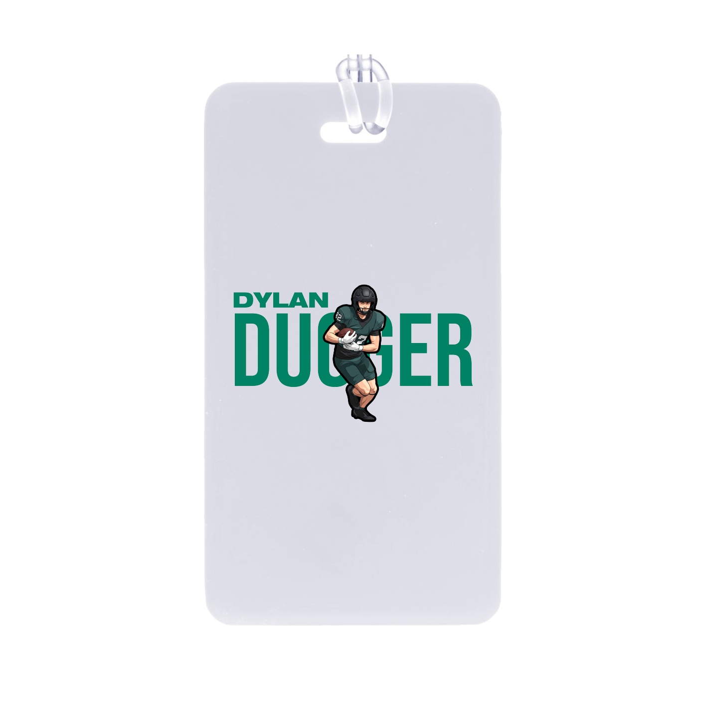 Bag Tag — Player Name in Classic
