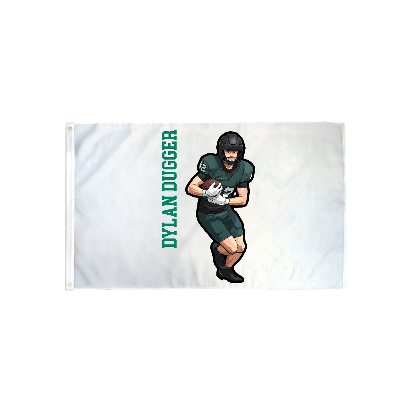 3x5 Flag — Name Vertical in Classic