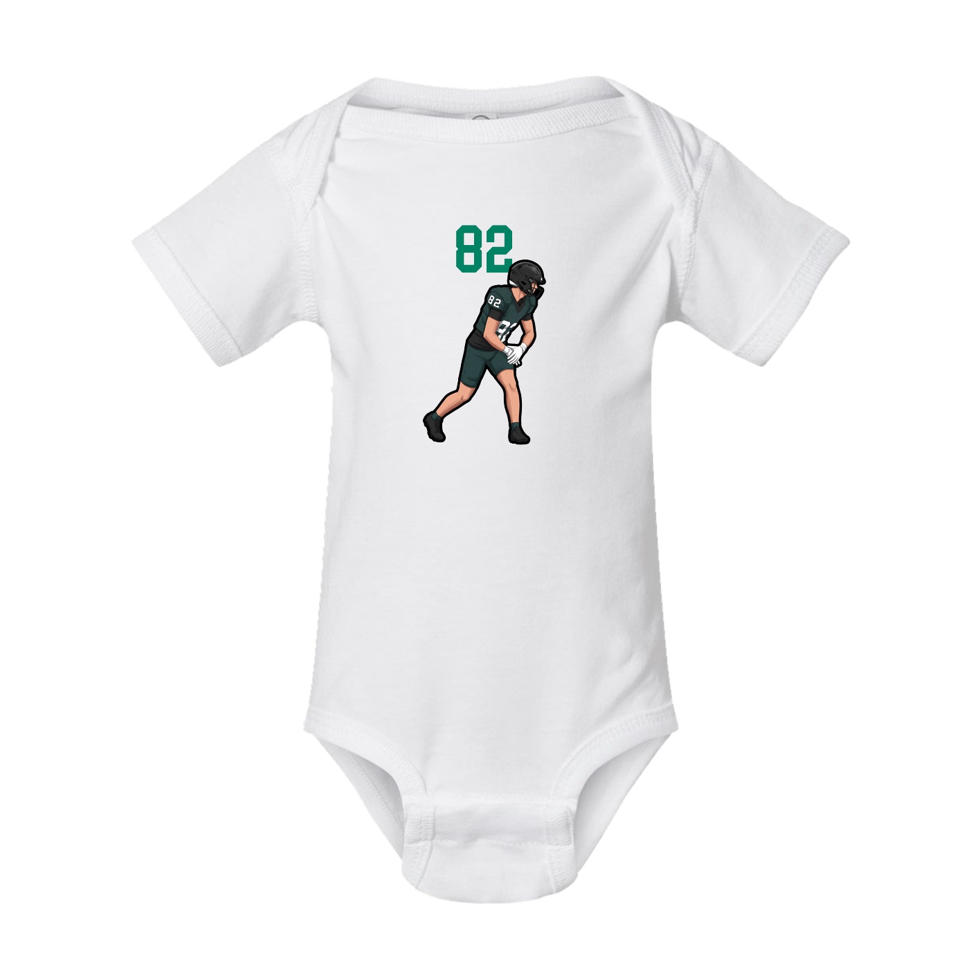 Baby Onesie — Number Top in White