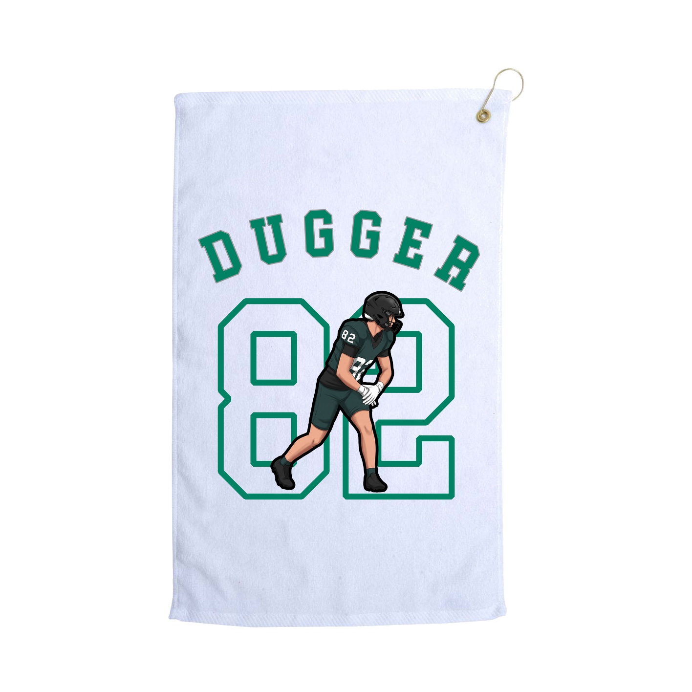 Golf Towel — Shirsey Arch in White