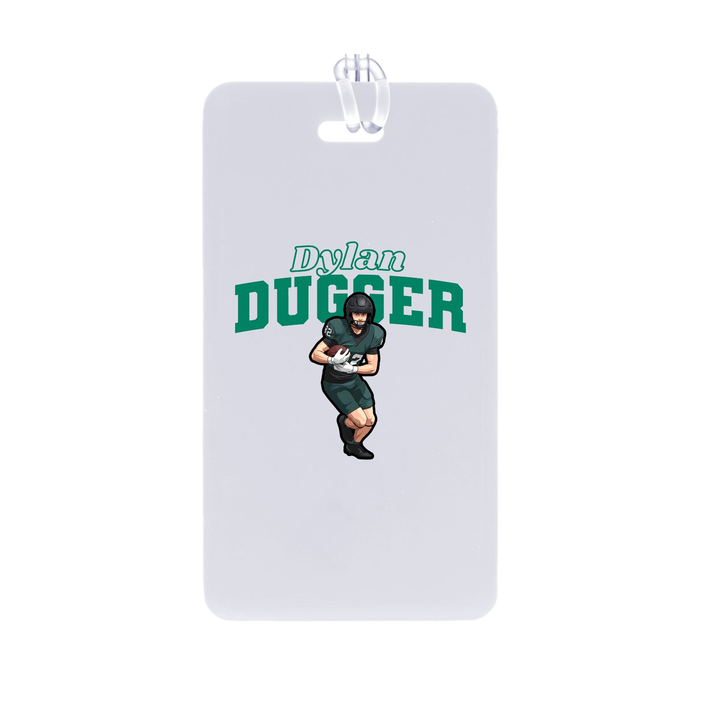 Bag Tag — Name Arch in Classic