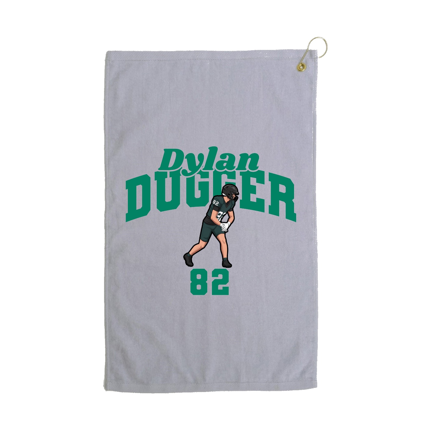 Golf Towel — Signature Arch in Grey
