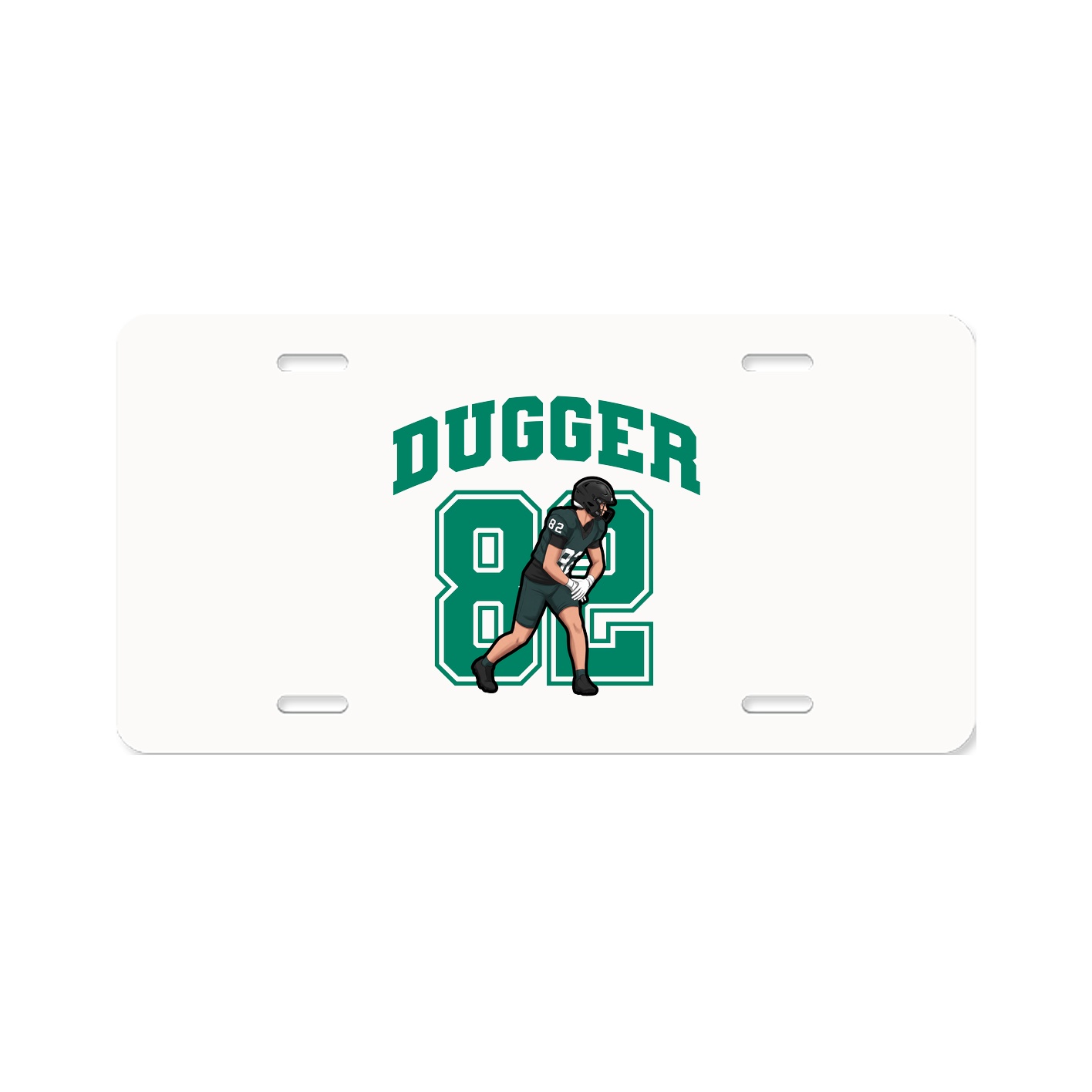 License Plate — Number in Classic