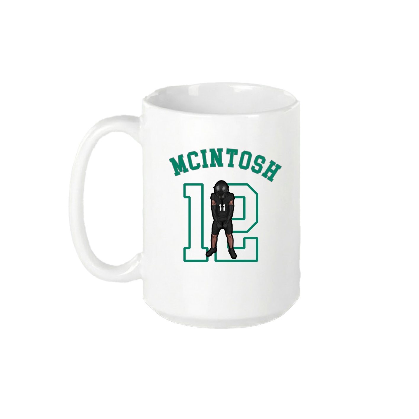 15oz Coffee Mug — Shirsey Arch in White