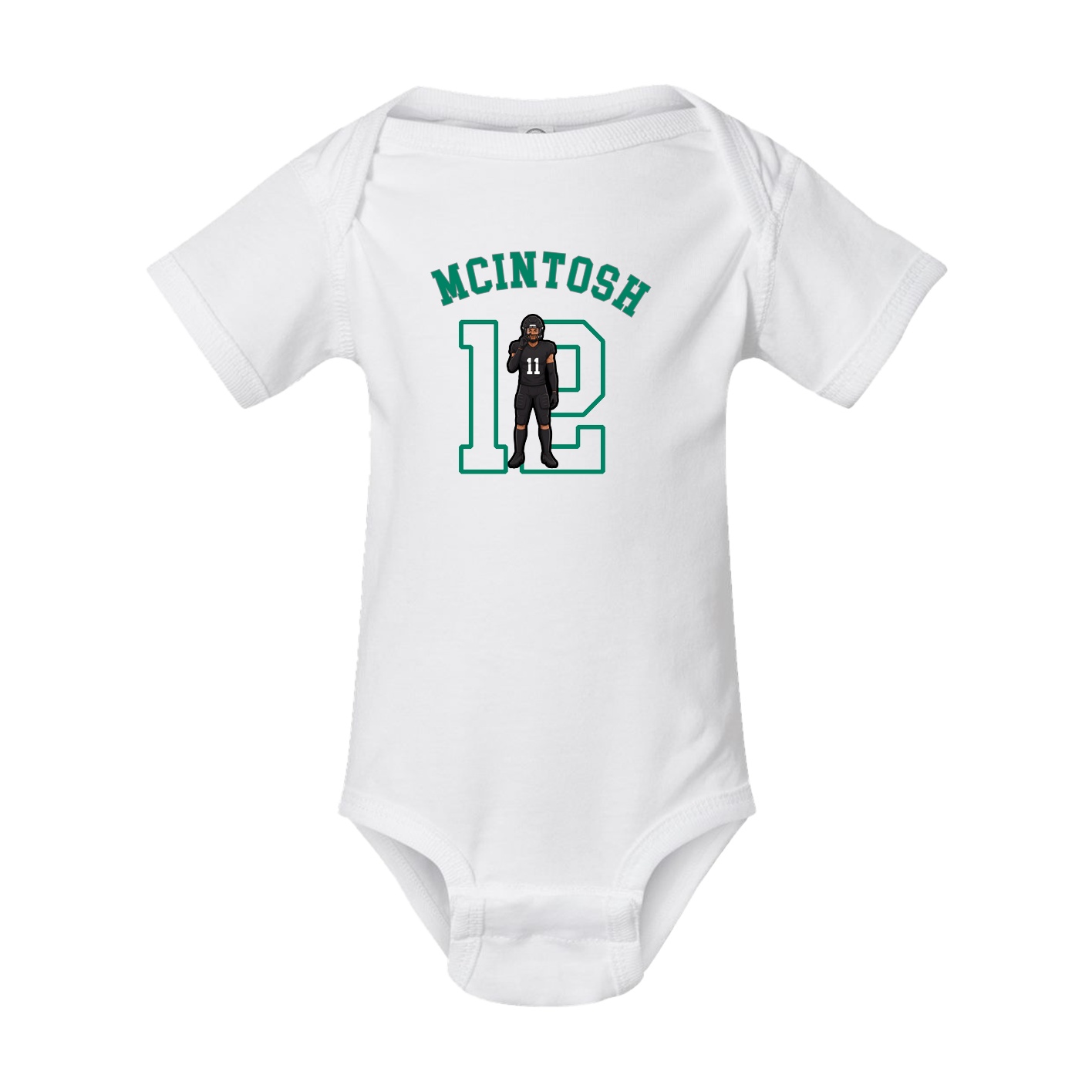 Baby Onesie — Shirsey Arch in White