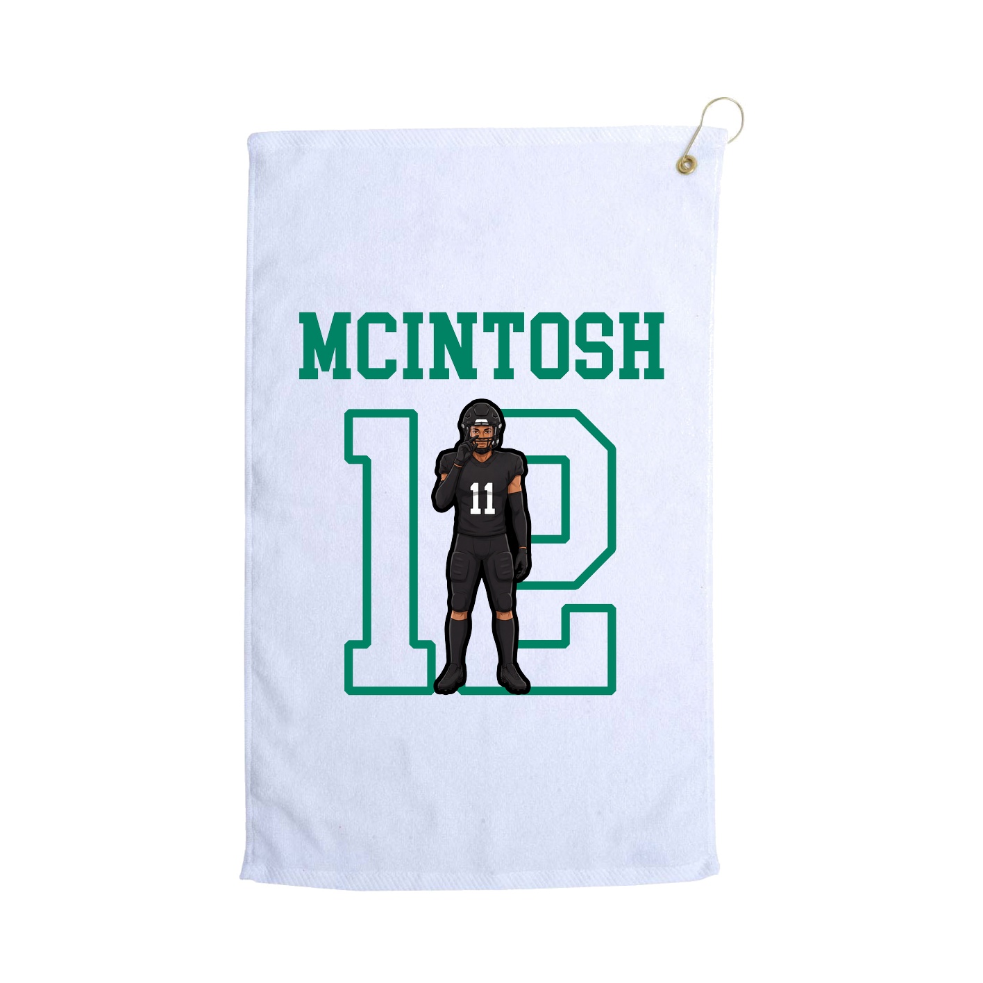 Golf Towel — Shirsey in White