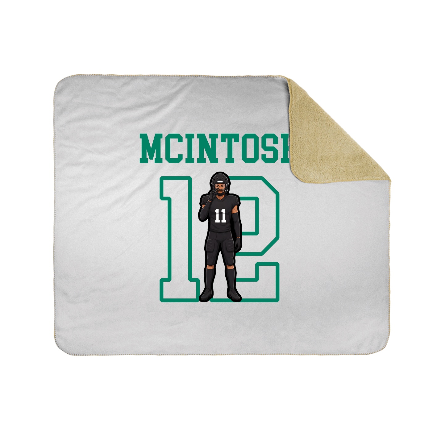 Throw Blanket — Shirsey in White