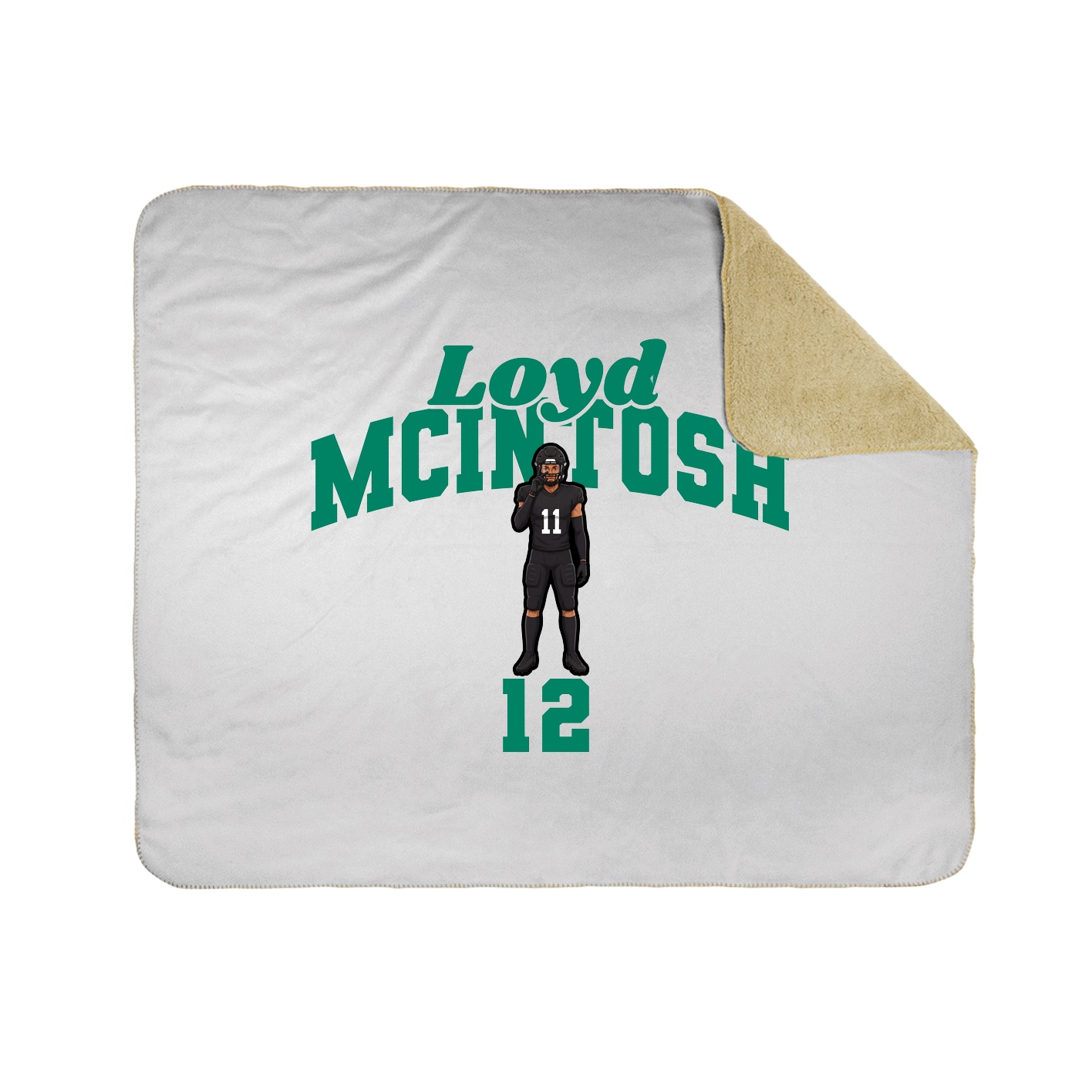 Throw Blanket — Signature Arch in White