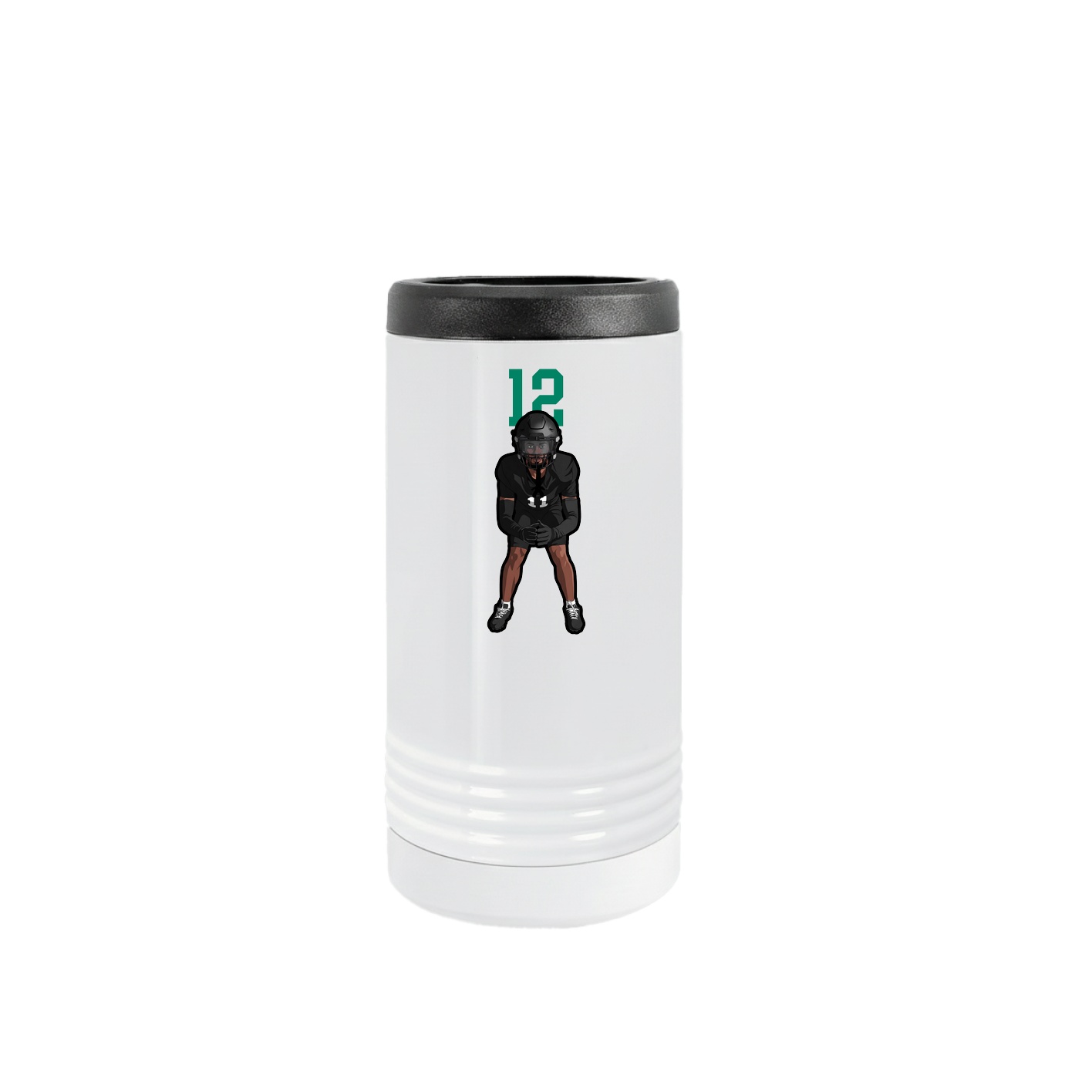 Slim Beverage Holder — Number Top in White