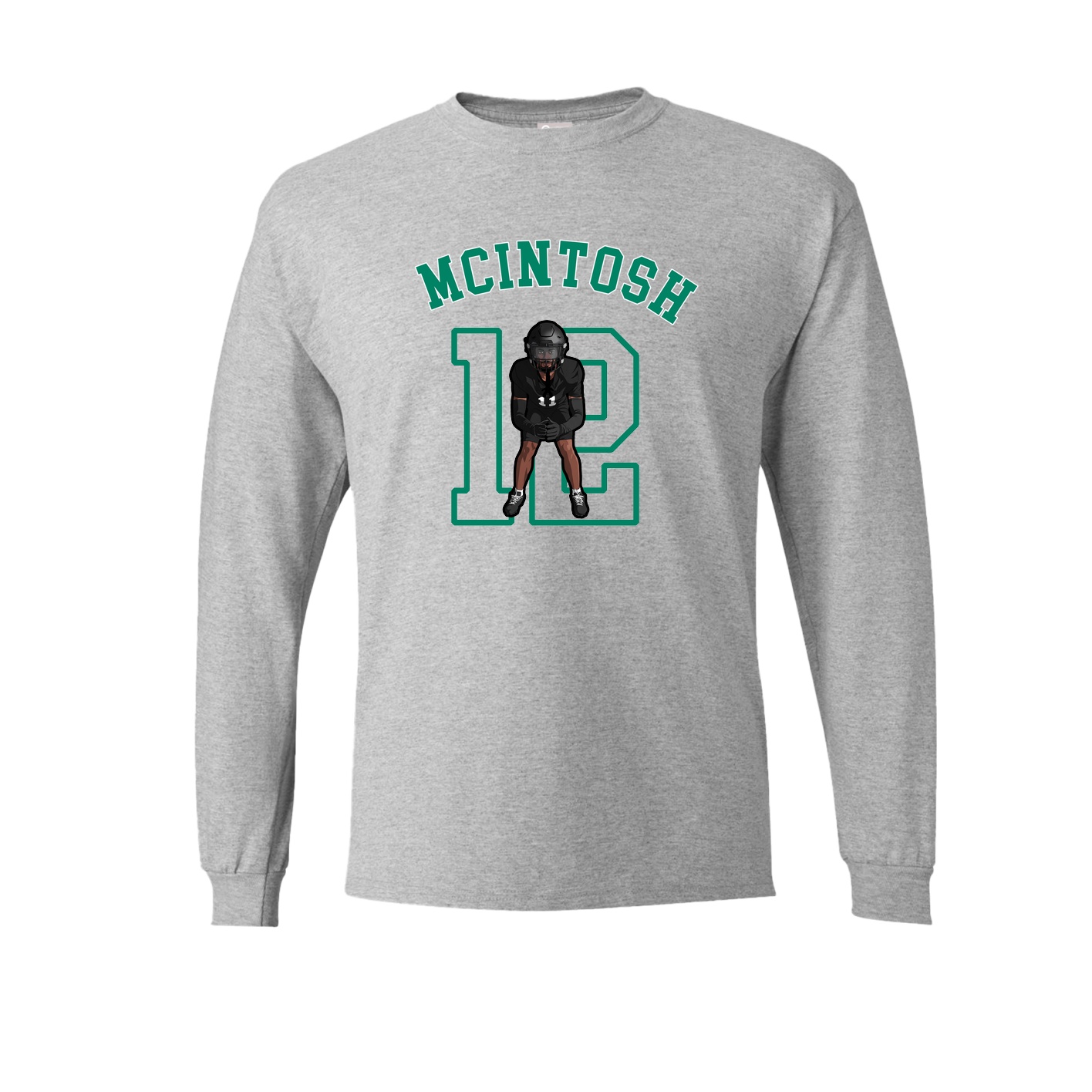 Long Sleeve Tee — Shirsey Arch in Grey
