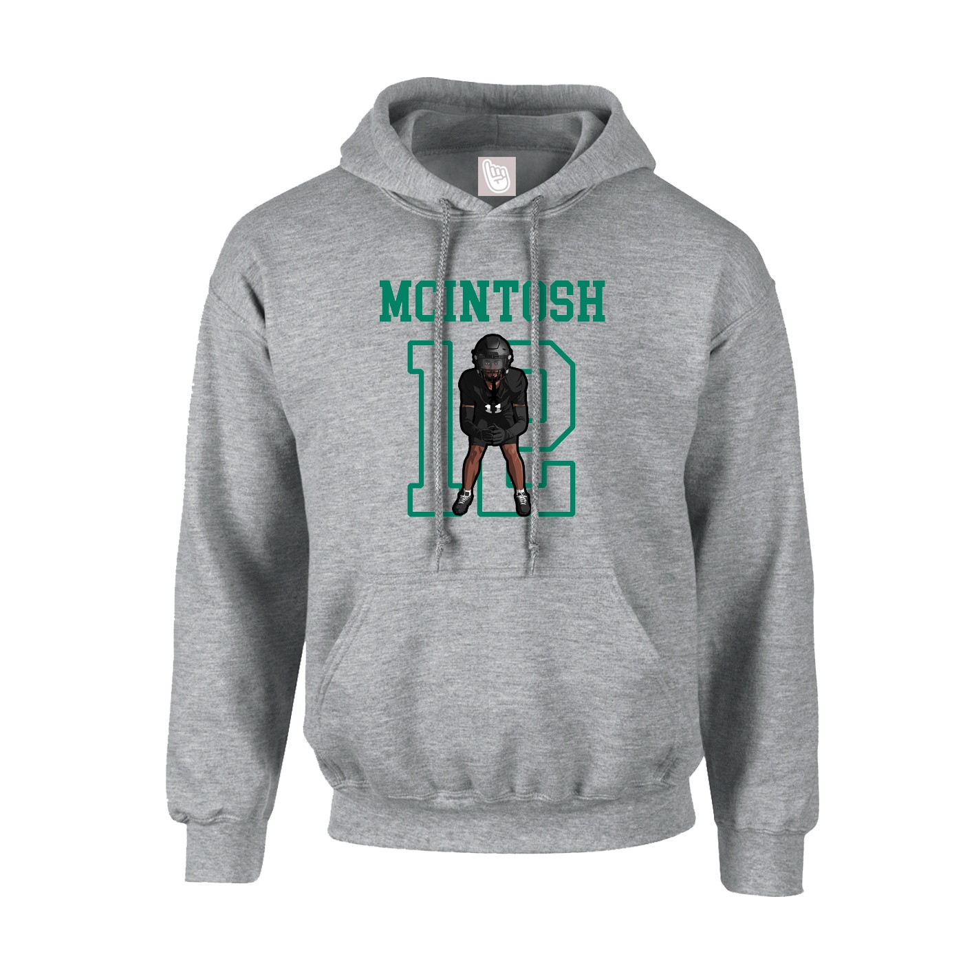 Hoodie — Shirsey in Grey