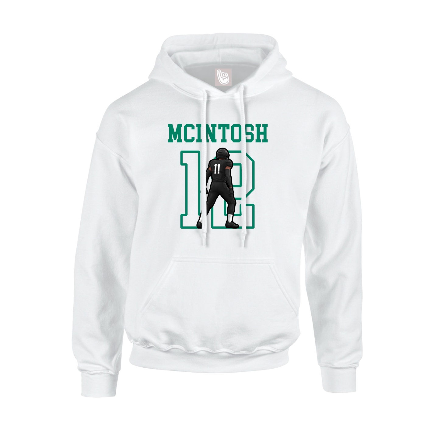 Hoodie — Shirsey in White