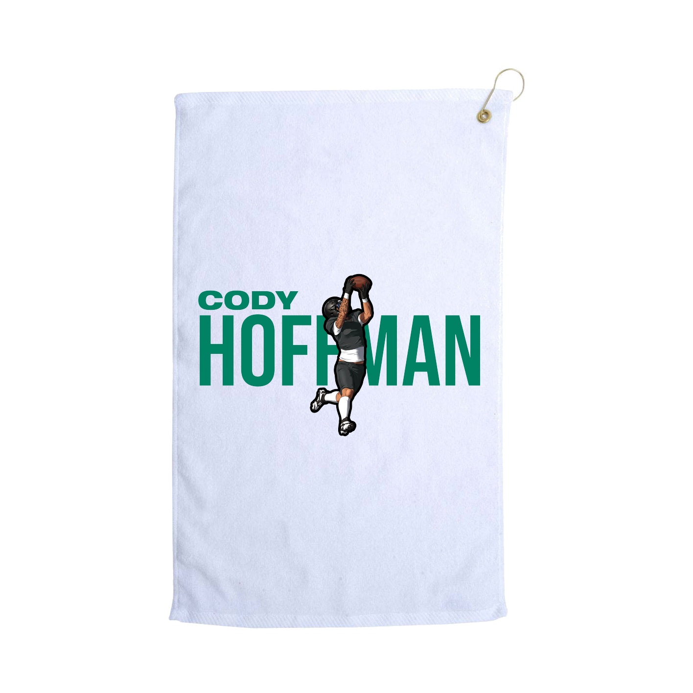 Golf Towel — Player Name in White