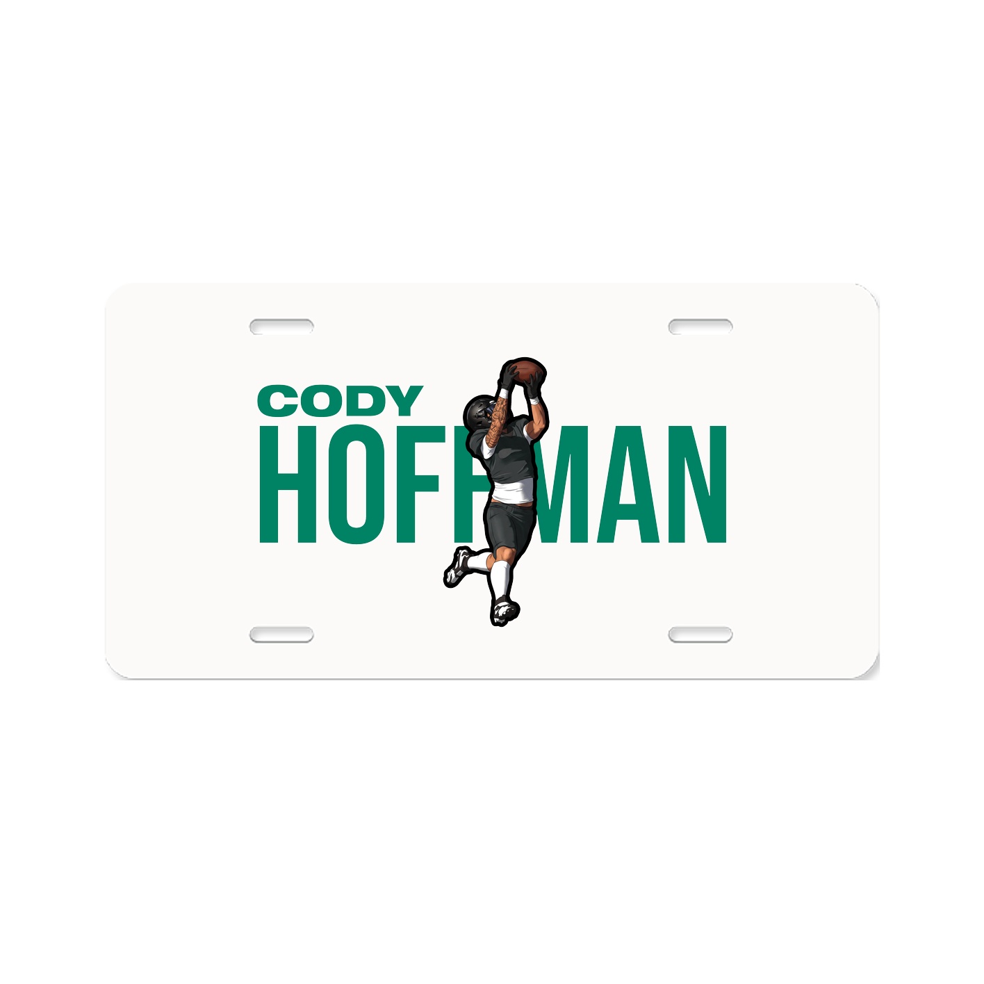 License Plate — Player Name in Classic