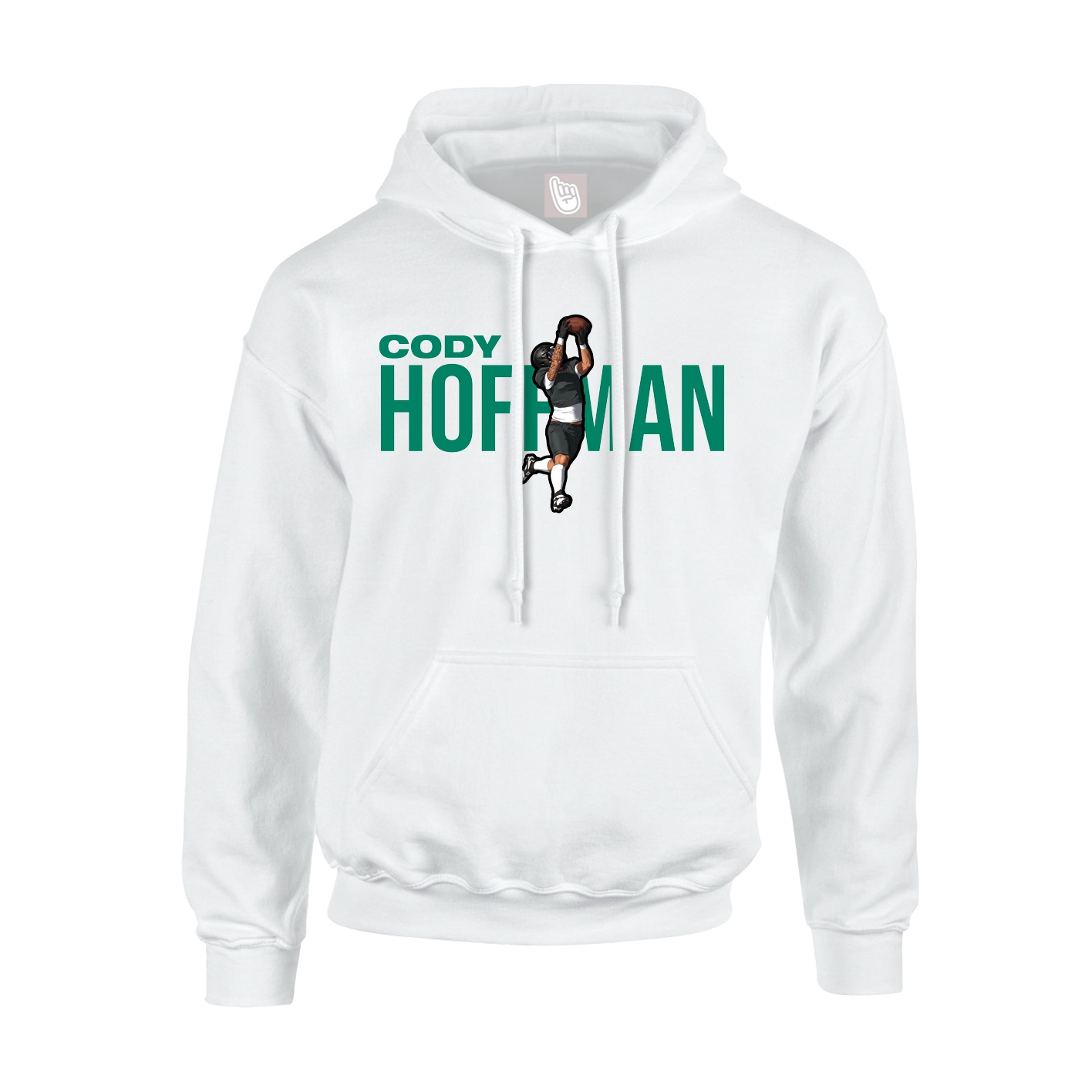 Hoodie — Player Name in White