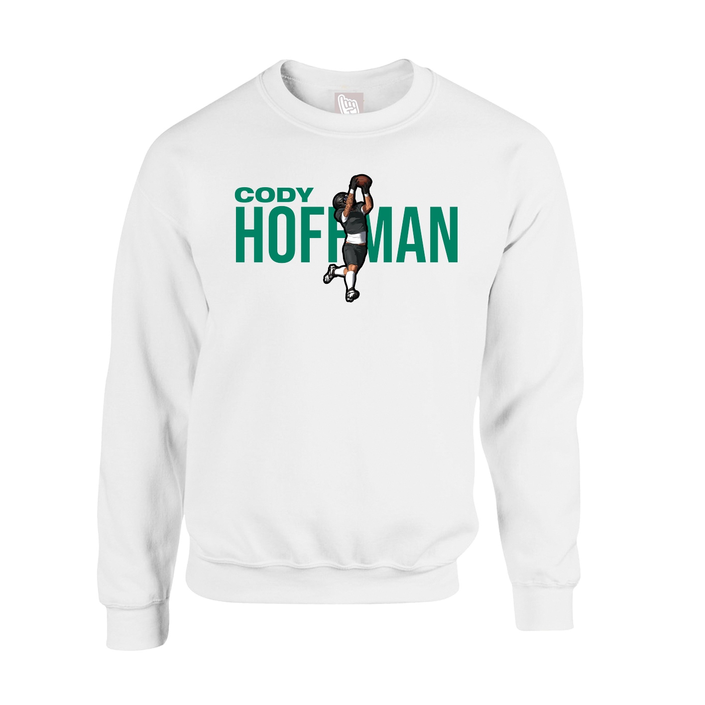 Fleece Crew — Player Name in White
