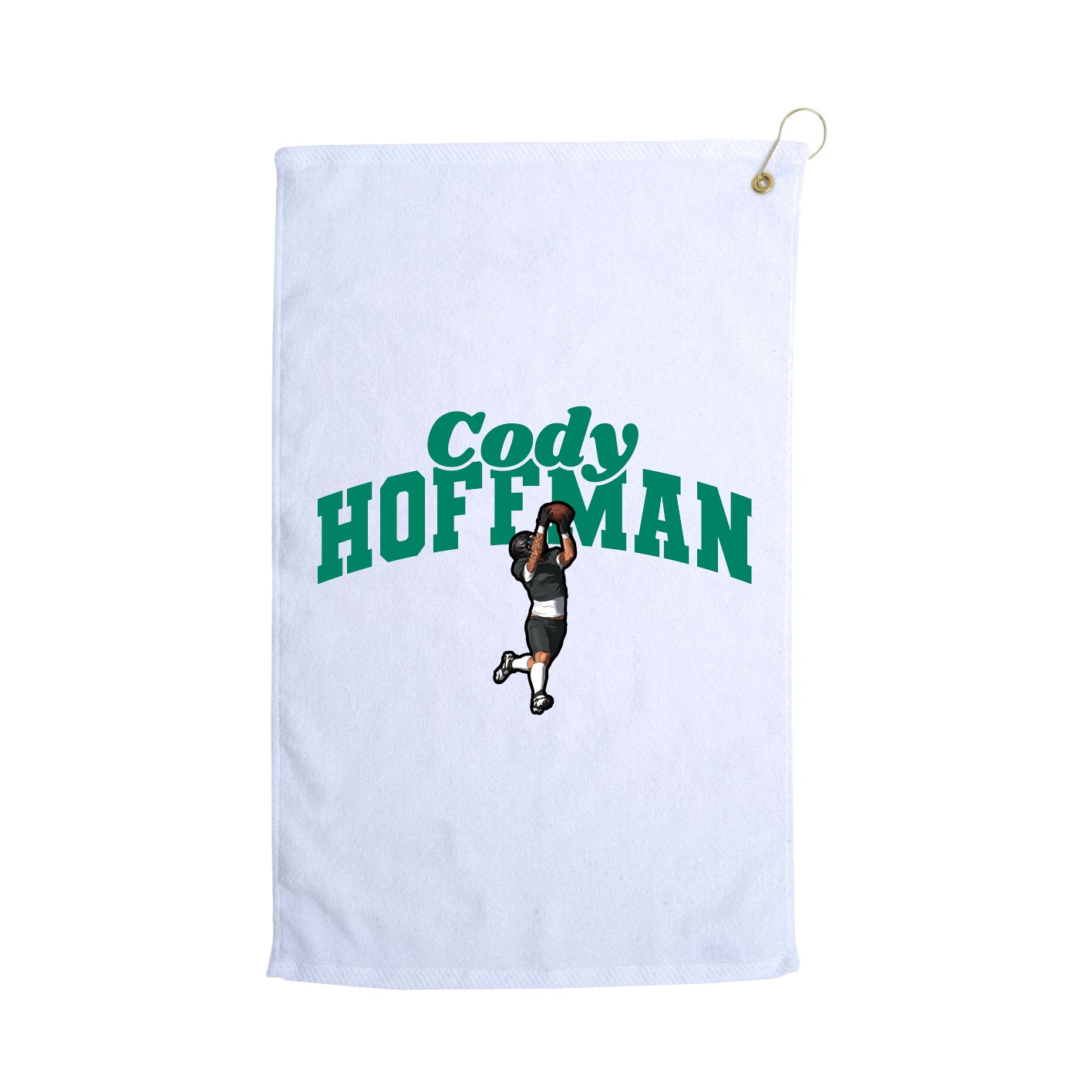 Golf Towel — Signature Arch in White