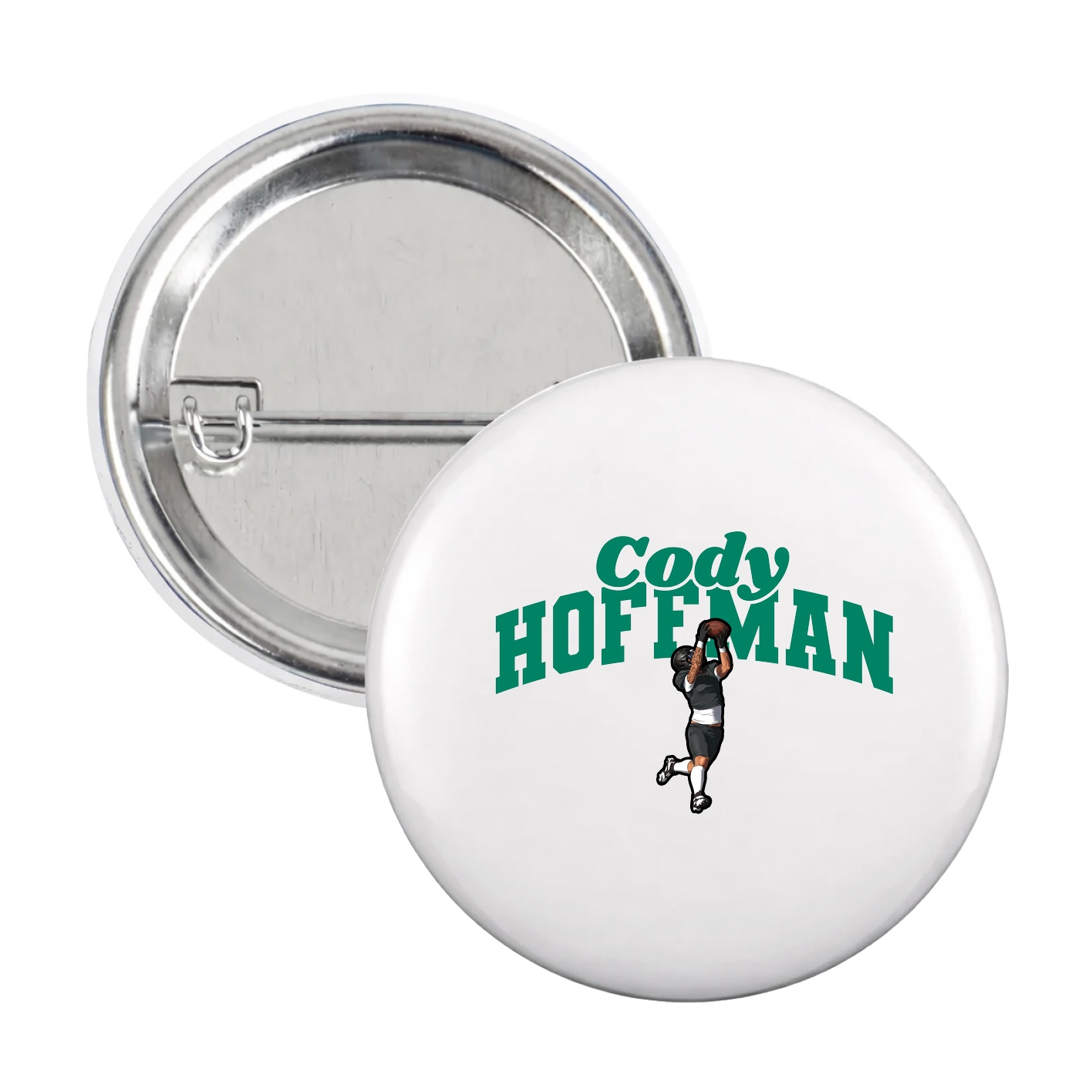 Game Day Button — Signature Arch in White