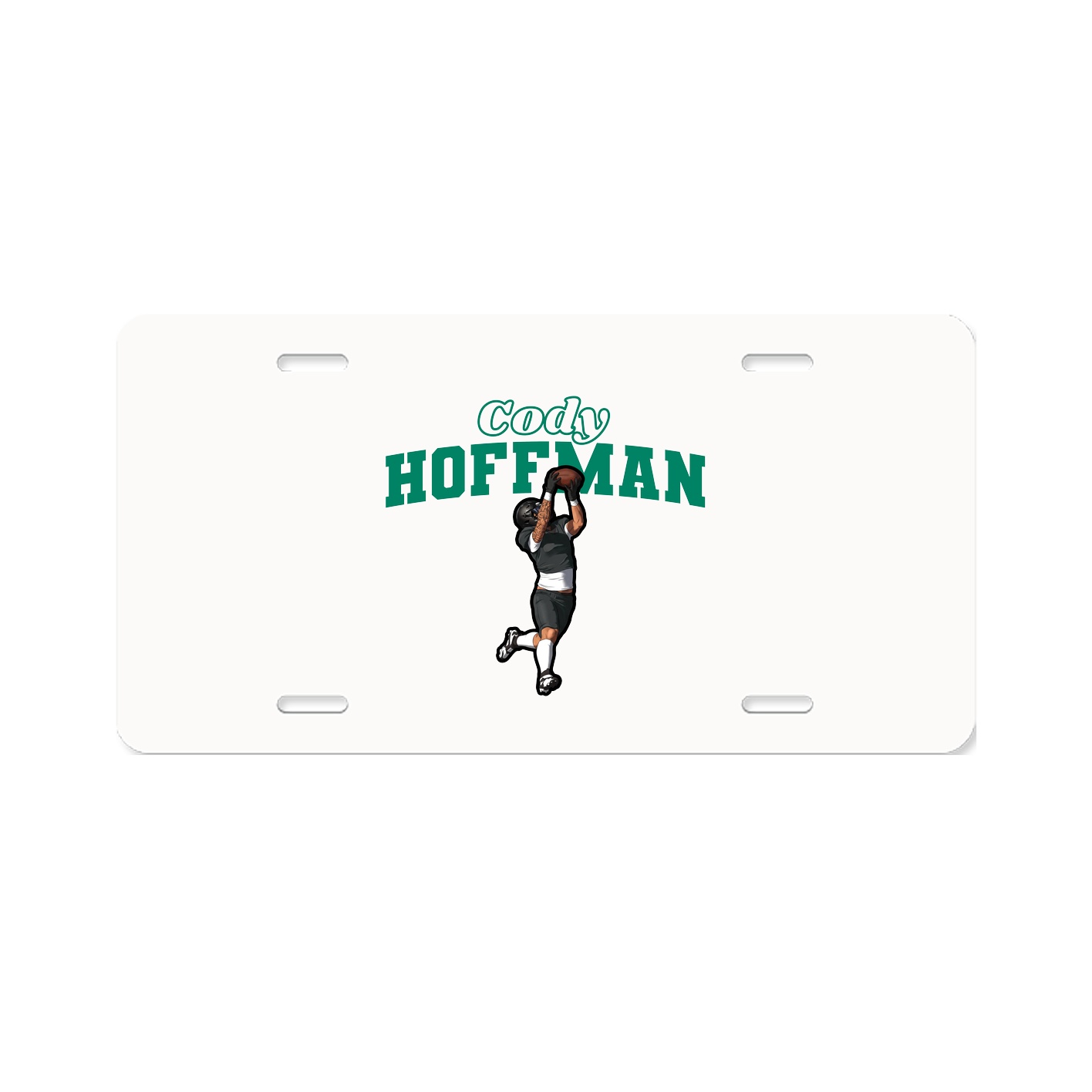 License Plate — Name Arch in Classic