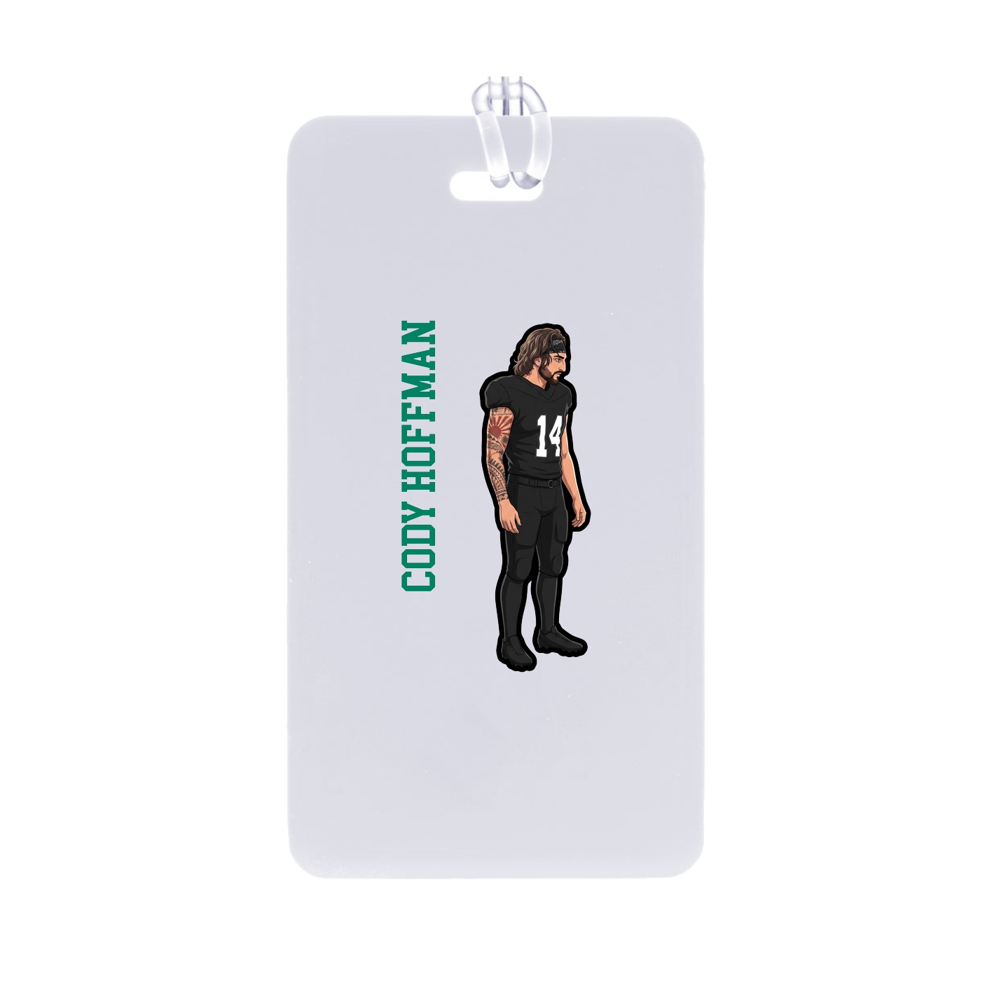 Bag Tag — Name Vertical in Classic