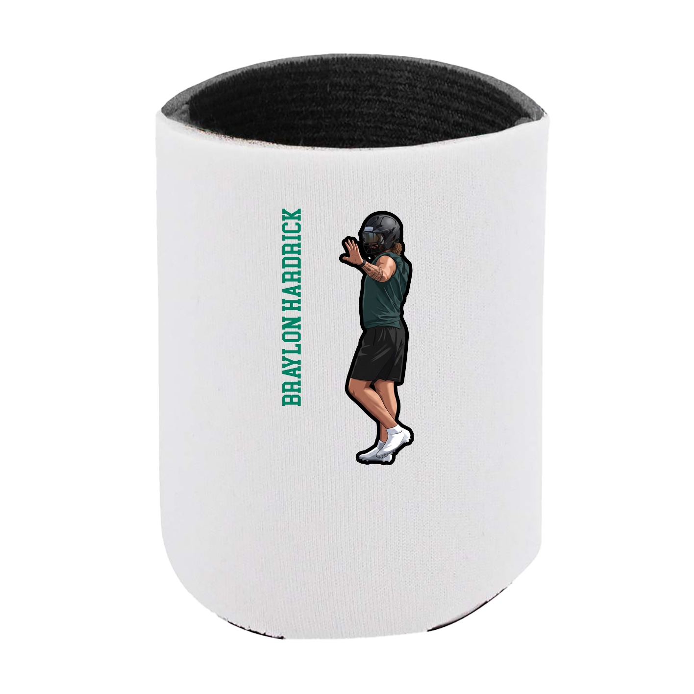 Can Holder — Name Vertical in White
