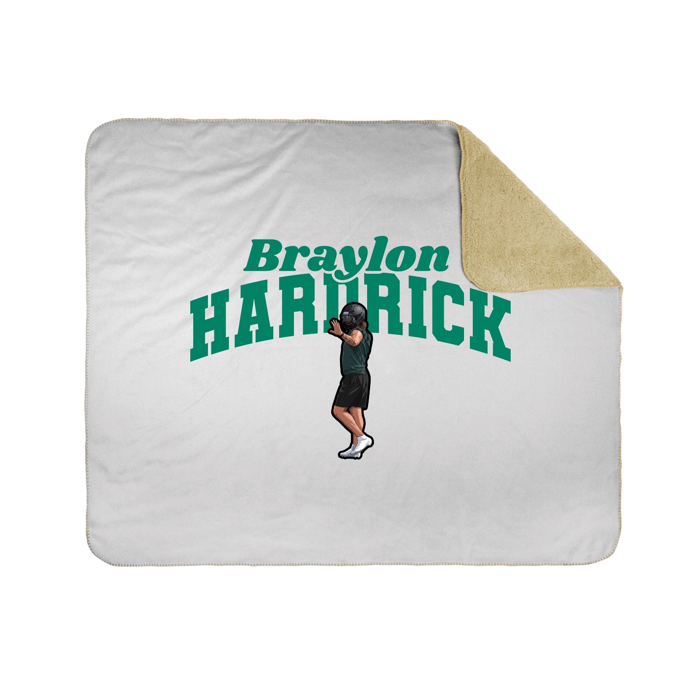 Throw Blanket — Signature Arch in White