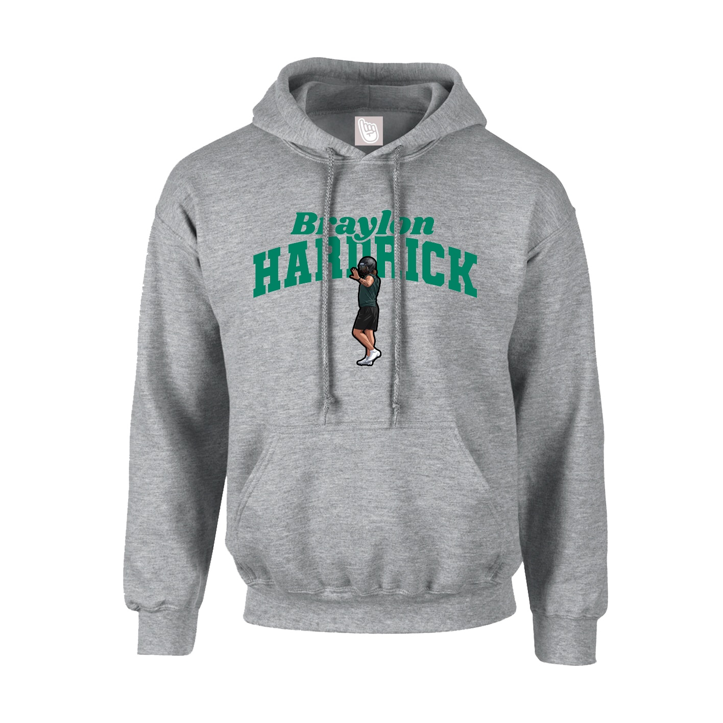 Hoodie — Signature Arch in Grey