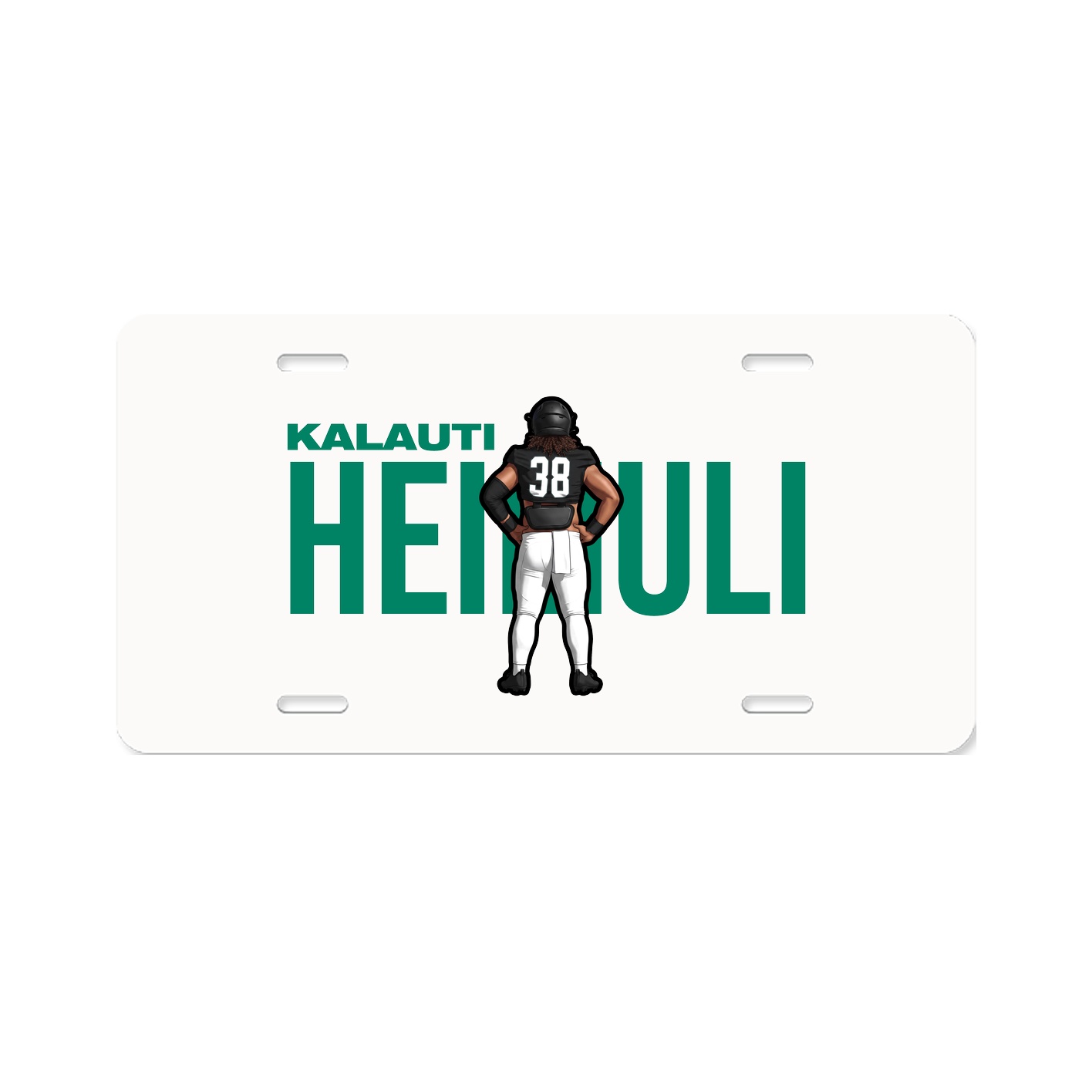 License Plate — Player Name in Classic