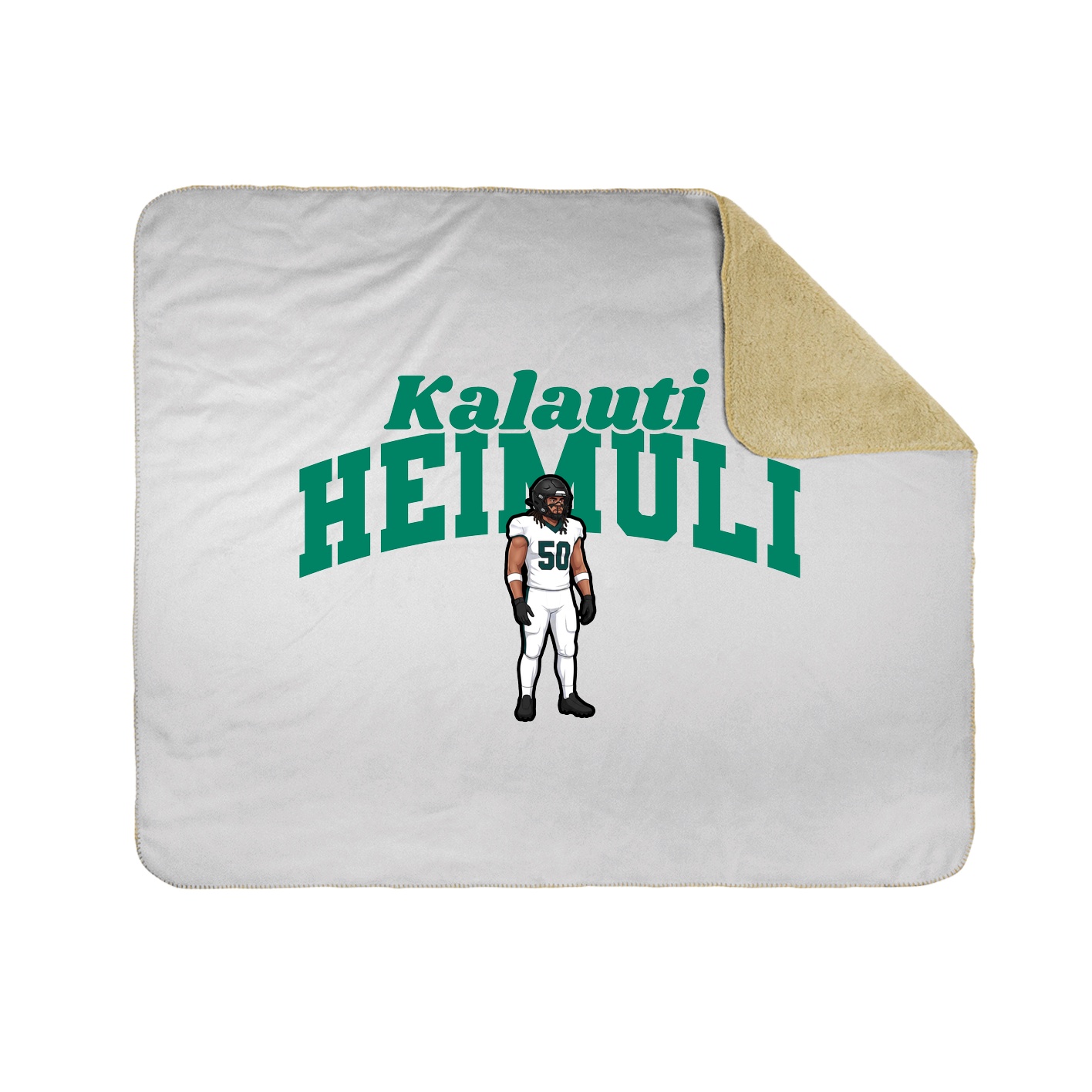Throw Blanket — Signature Arch in White