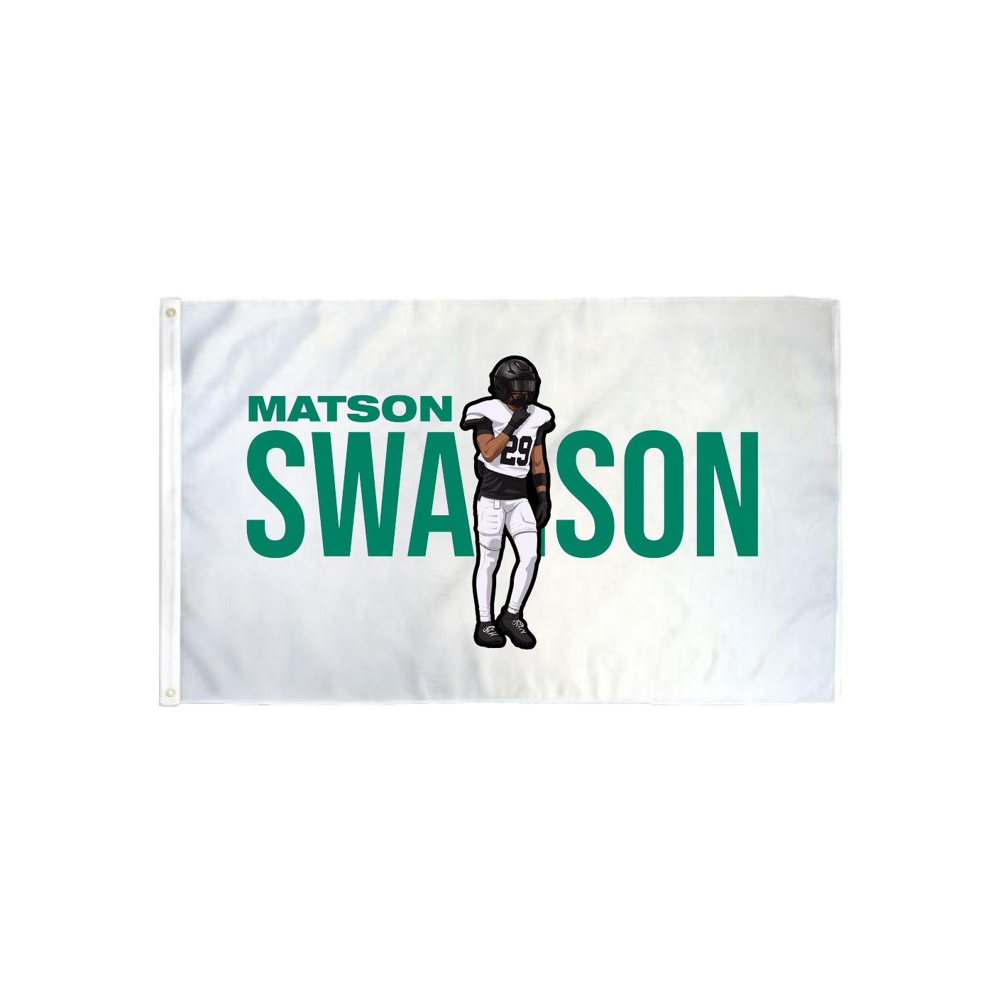 3x5 Flag — Player Name in Classic
