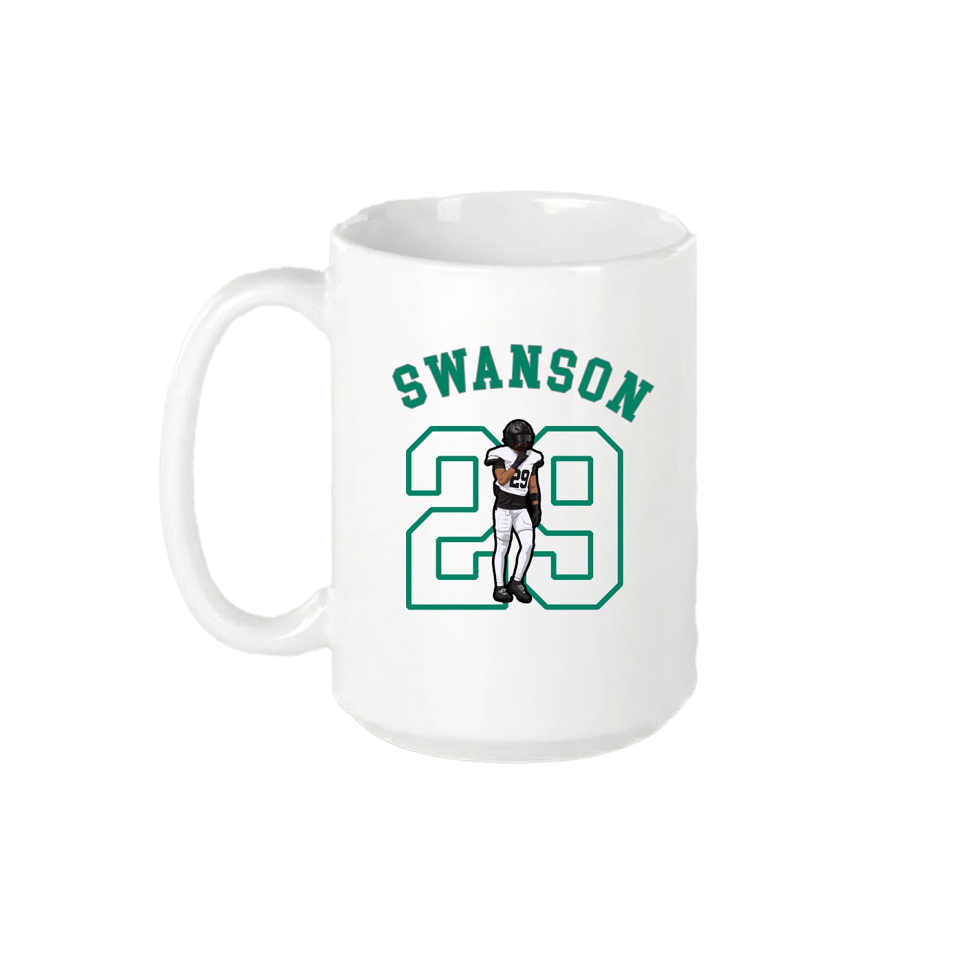 15oz Coffee Mug — Shirsey Arch in White