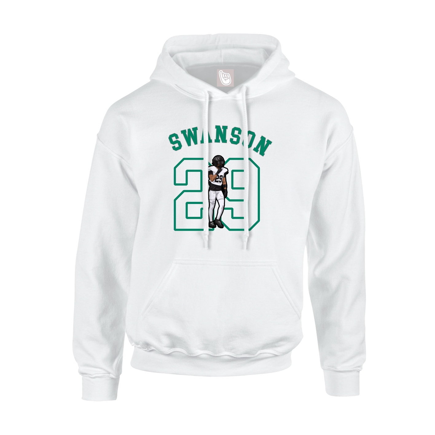 Hoodie — Shirsey Arch in White
