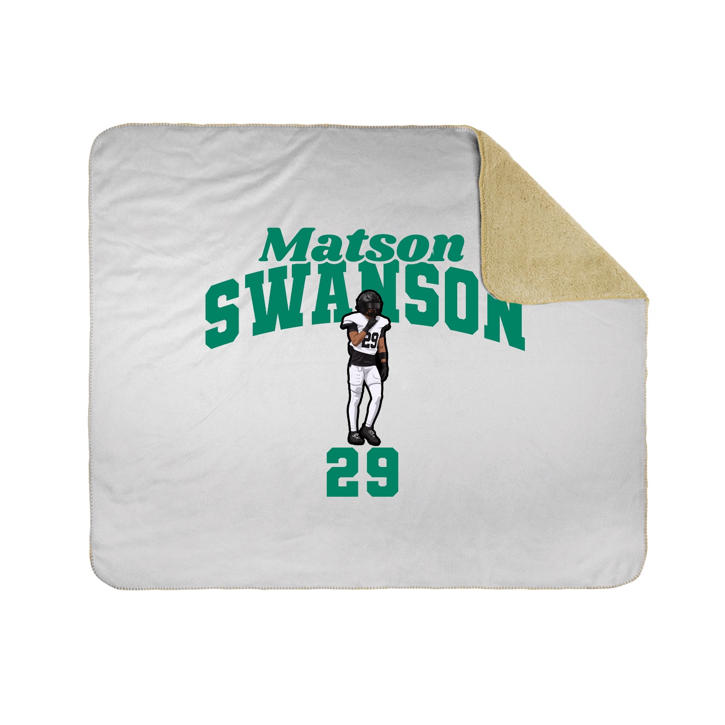 Throw Blanket — Signature Arch in White