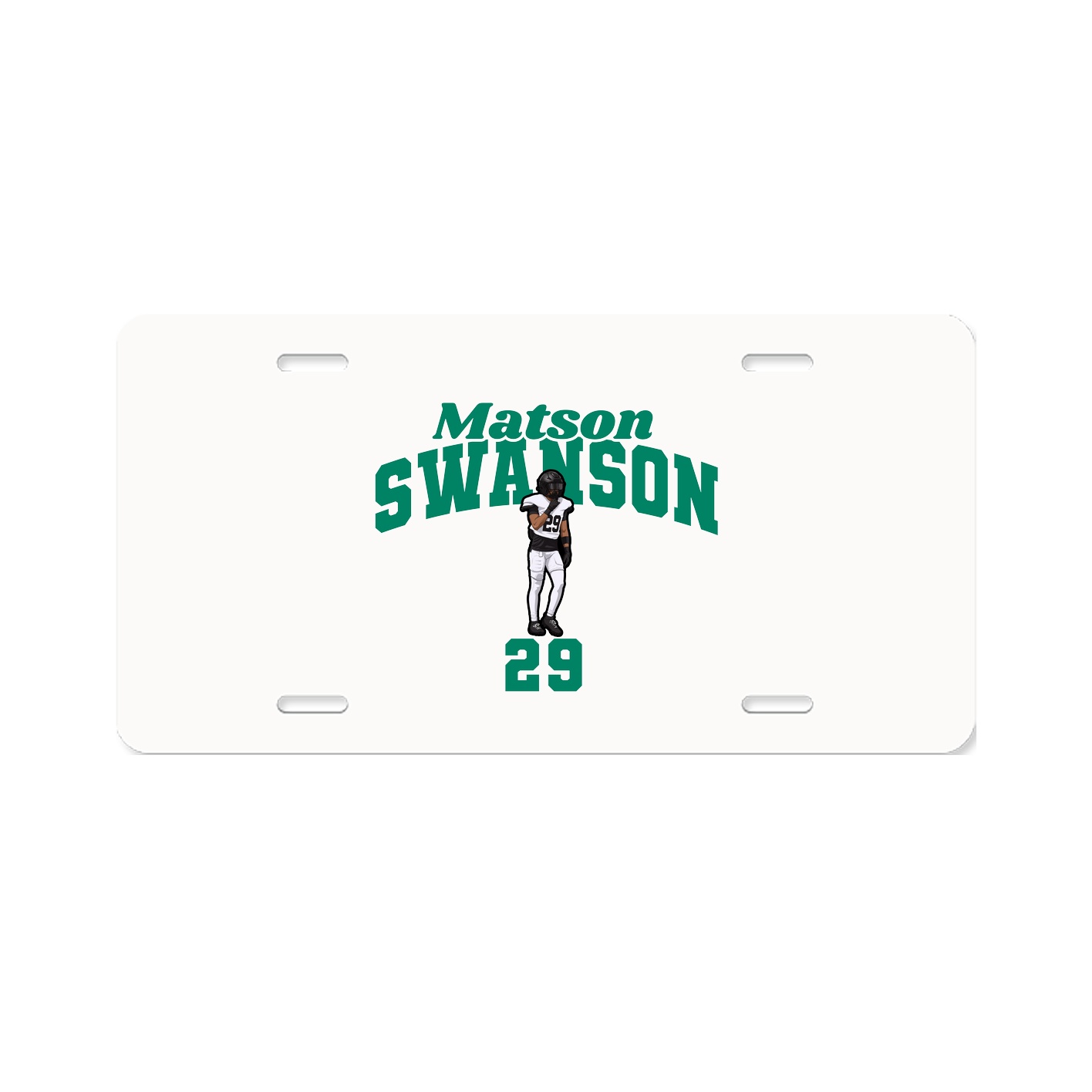 License Plate — Signature Arch in Classic