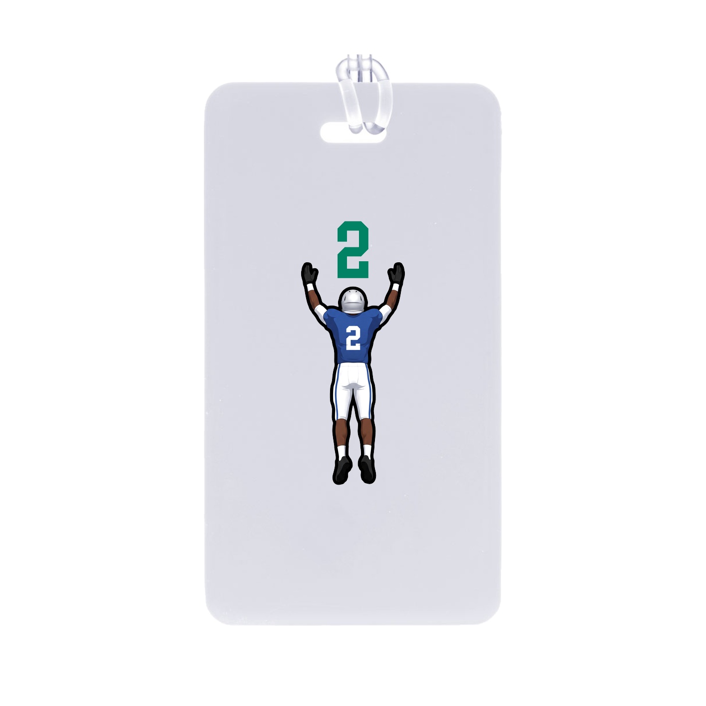 Bag Tag — Number Top in Classic