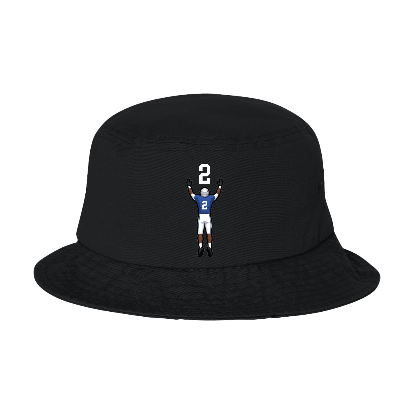 Bucket Cap — Number Top in Black