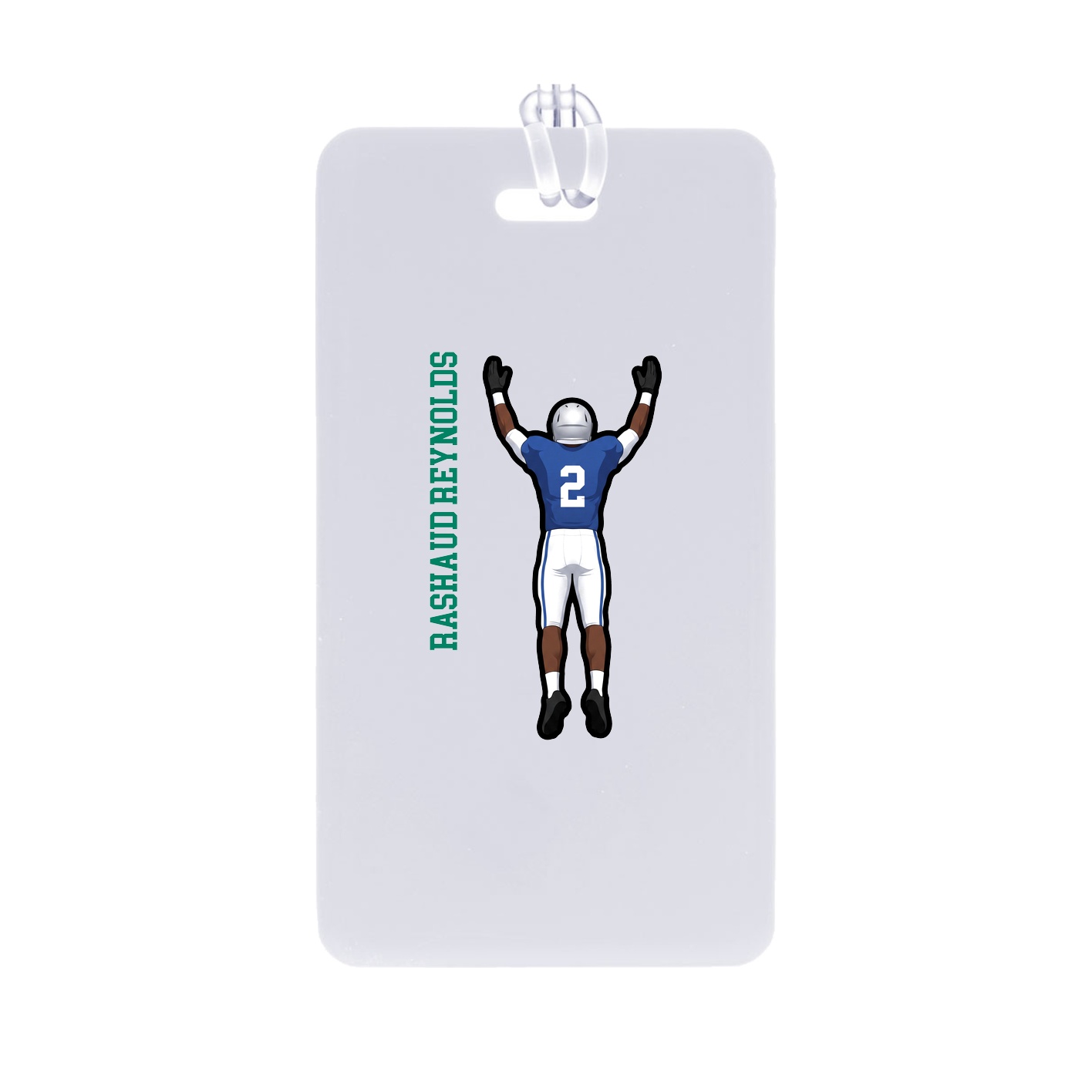 Bag Tag — Name Vertical in Classic