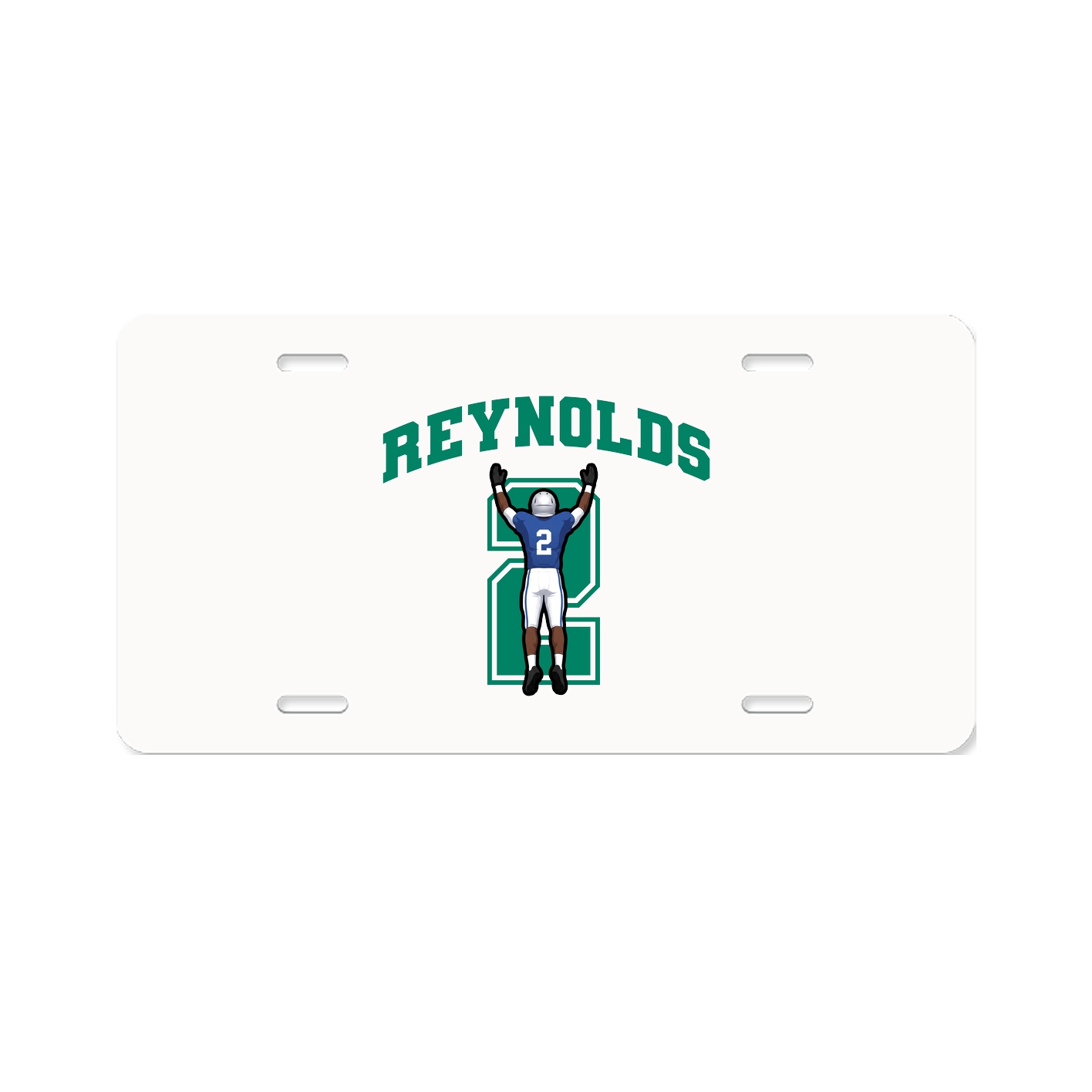 License Plate — Number in Classic