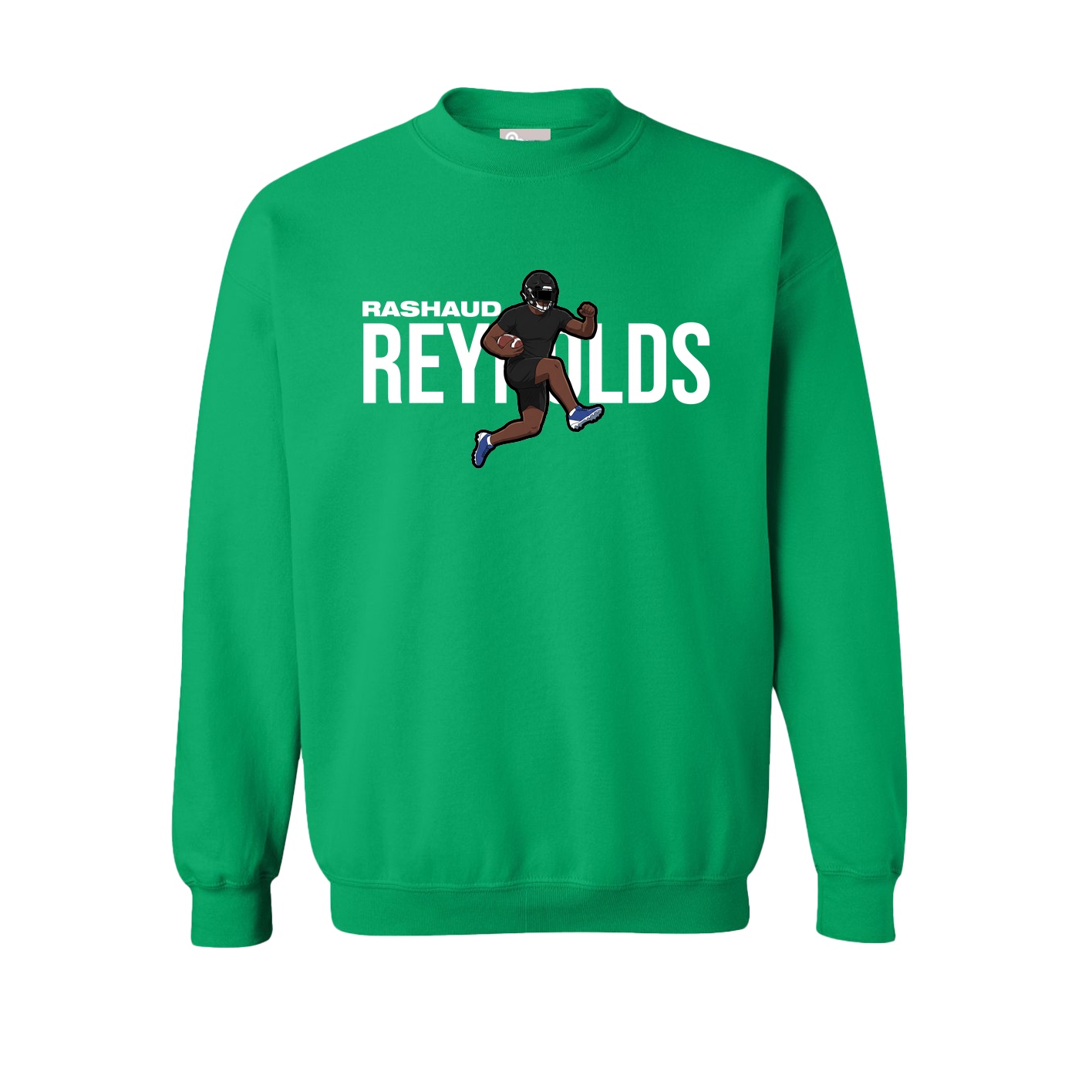 Fleece Crew — Player Name in Green
