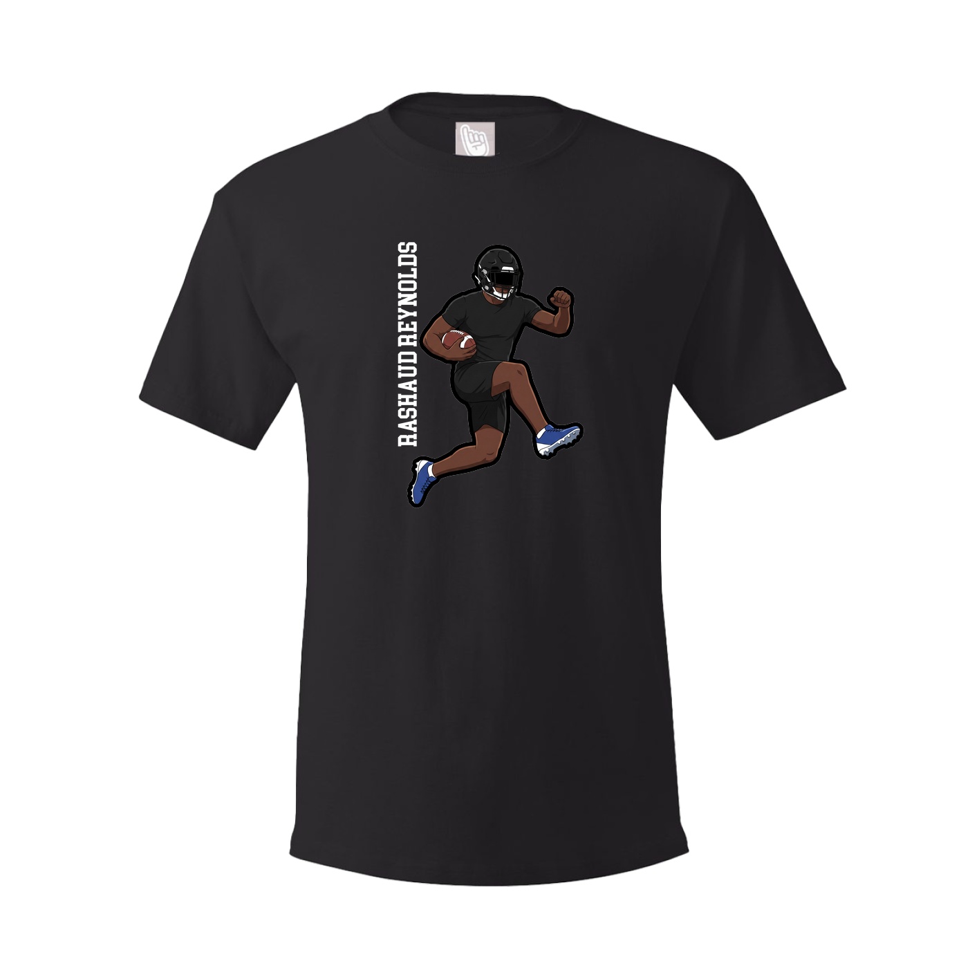 Tee — Name Vertical in Black